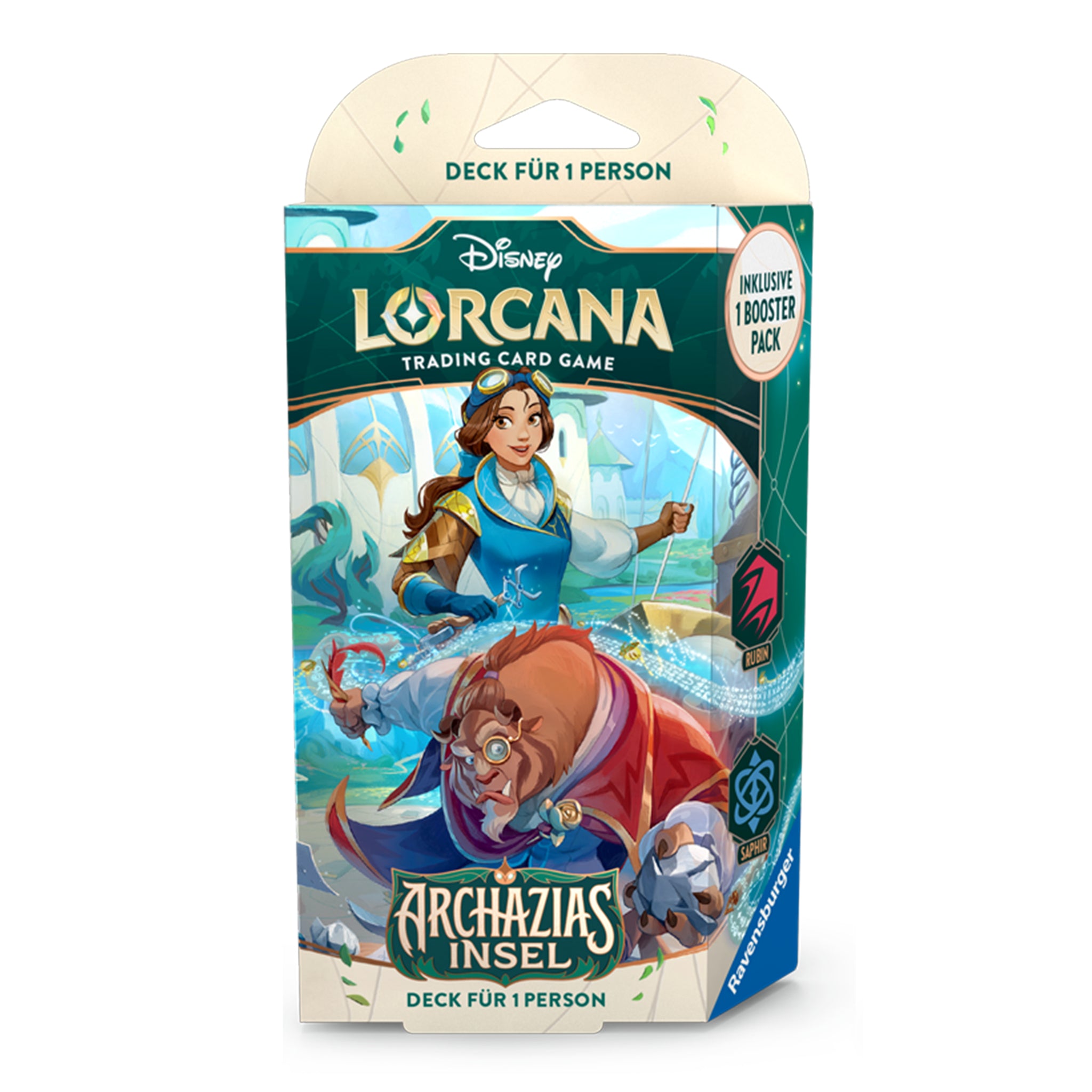Disney Lorcana - Archazias Insel Starter Deck - Rubin/Saphir - DE