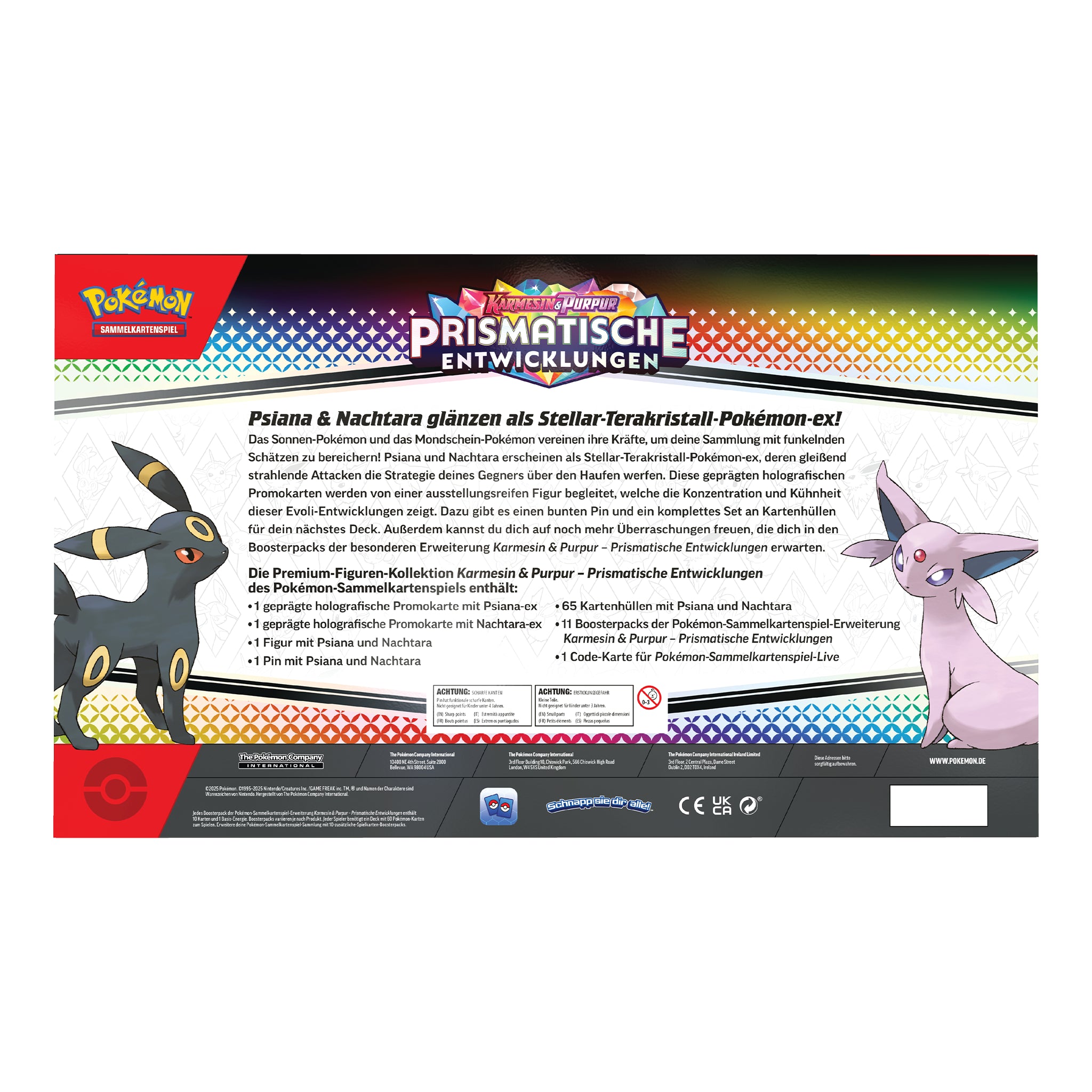 Pokémon - Prismatische Entwicklungen Premium Figuren Kollektion - DE