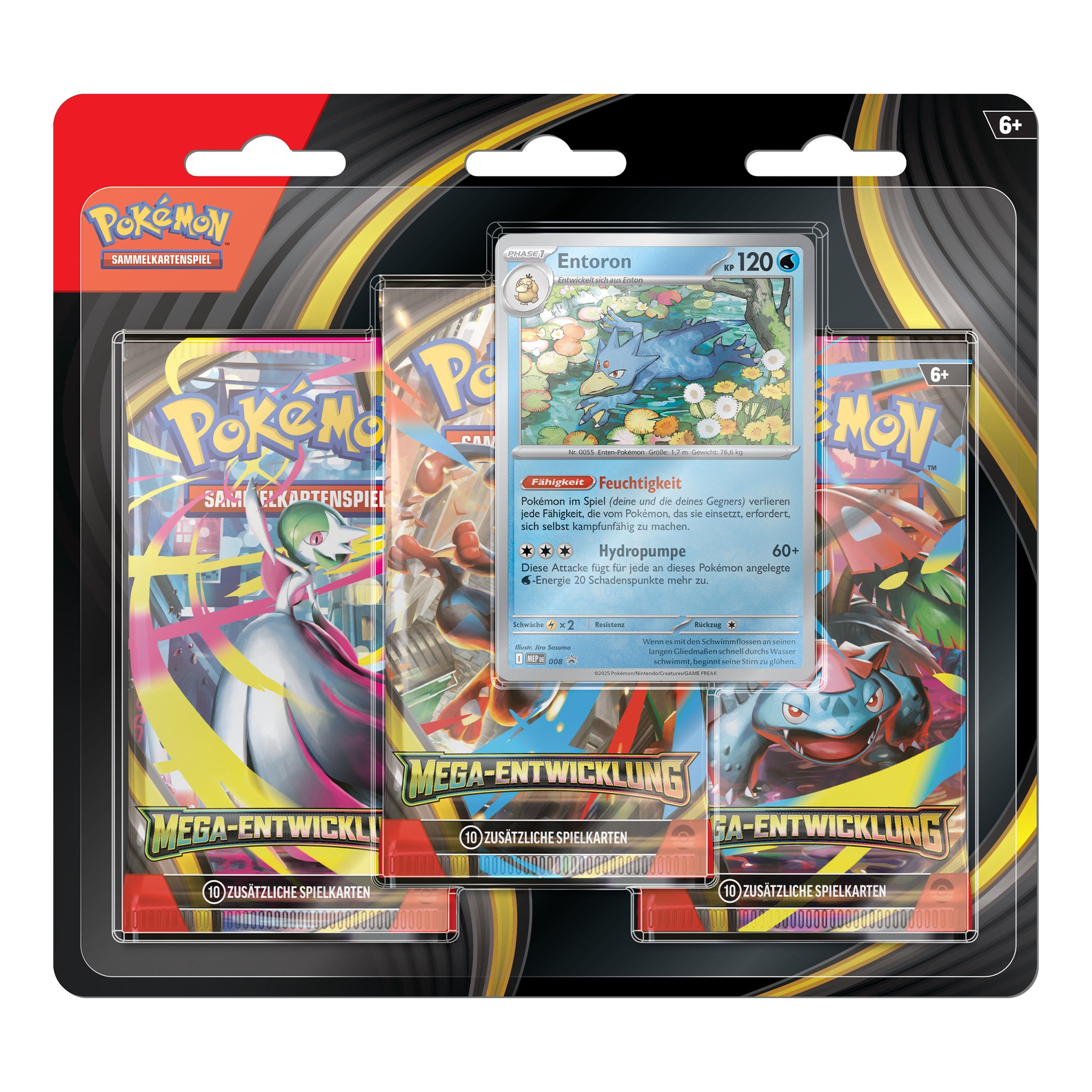 Pokémon - Mega Entwicklungen 3-Pack Blister - DE Entoron