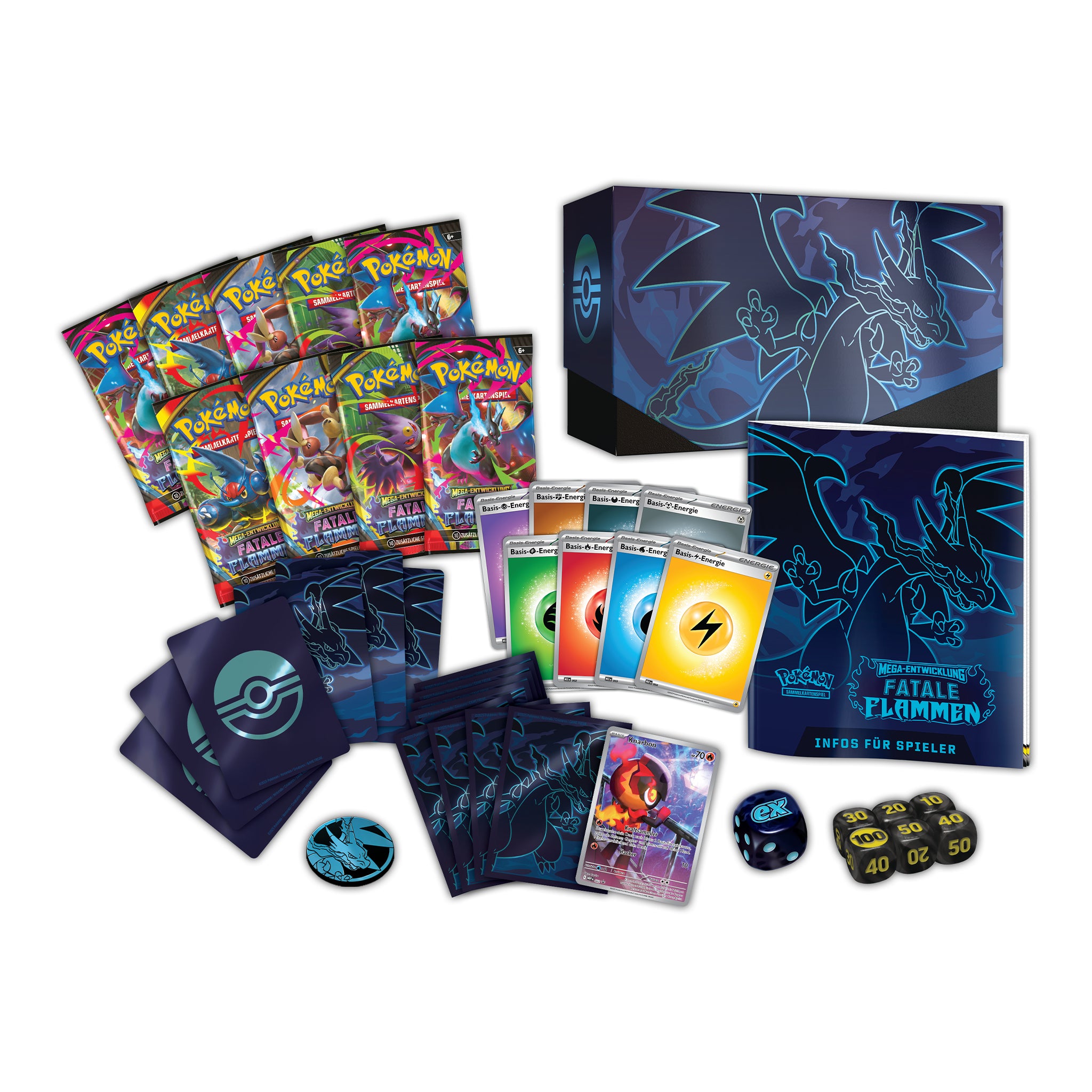 Pokémon - Fatale Flammen Top Trainer Box - DE