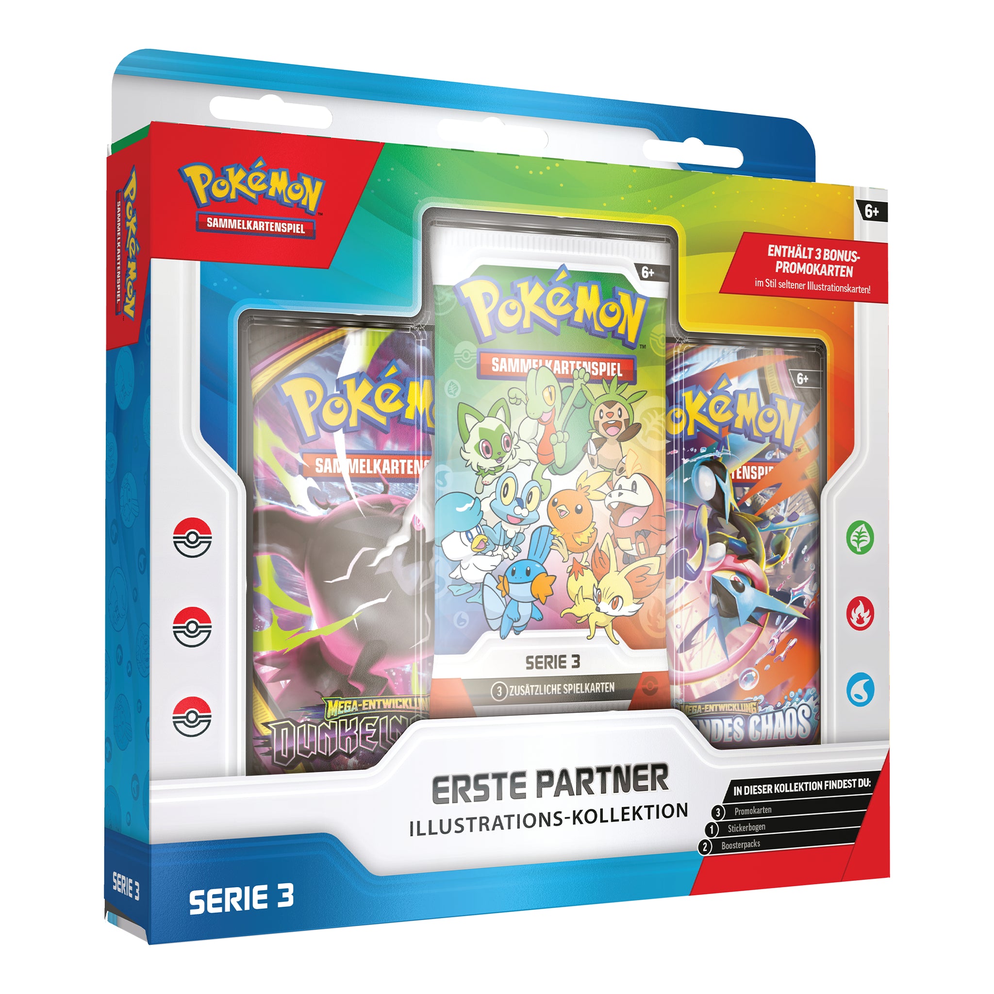 Pokémon - Erste Partner Illustrations Kollektion - Serie 3 - DE