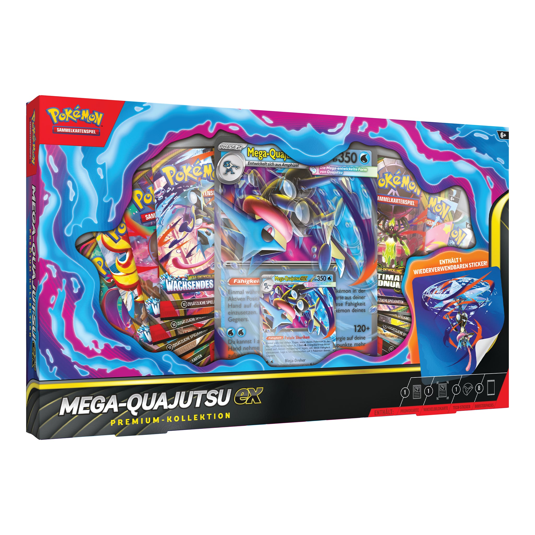 Pokémon - Mega Quajutsu ex Premium Kollektion - DE
