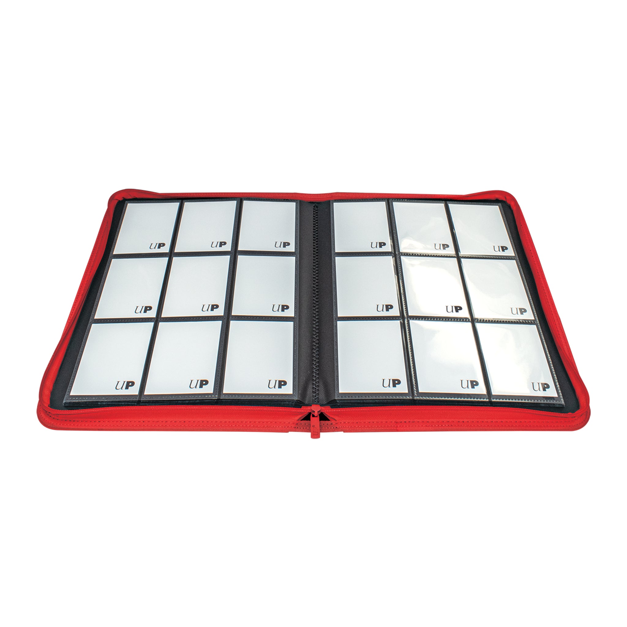 Ultra Pro - Vivid 9-Pocket Zippered PRO-Binder - Red