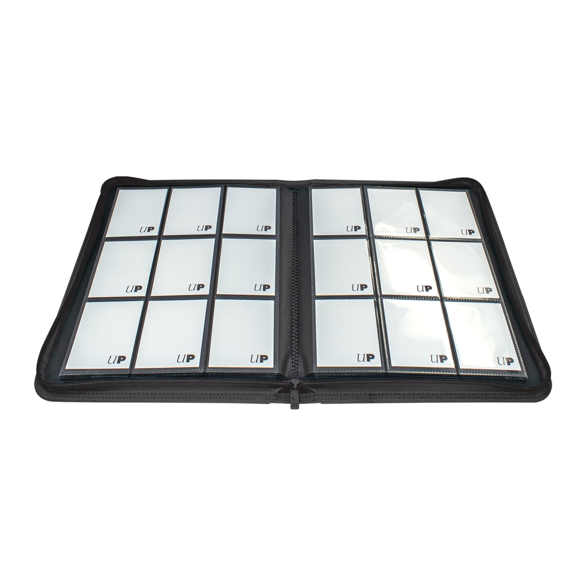 Ultra Pro - Vivid 9-Pocket Zippered PRO-Binder - Black