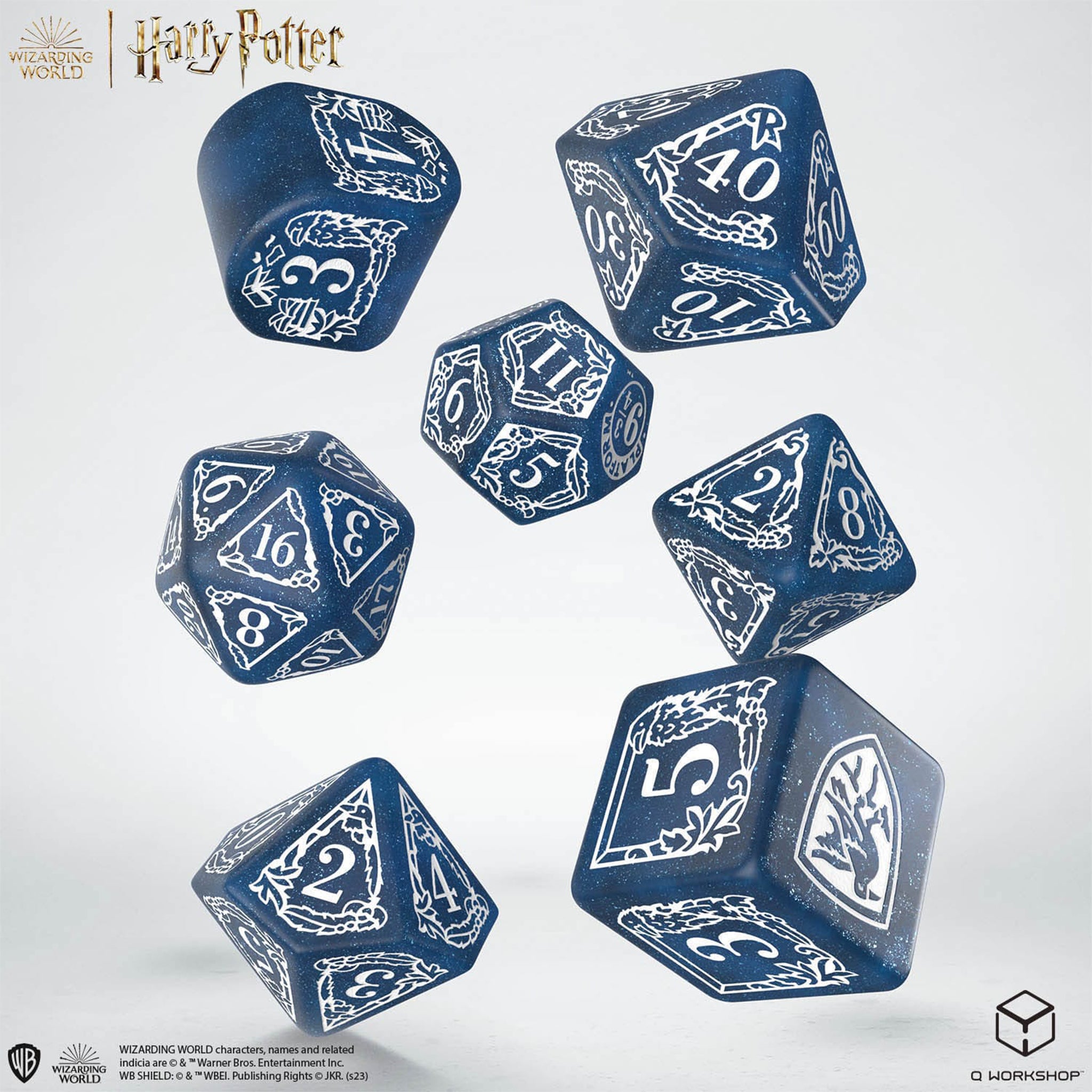 Harry Potter Ravenclaw Dice Set – Modern Edition (Blau)