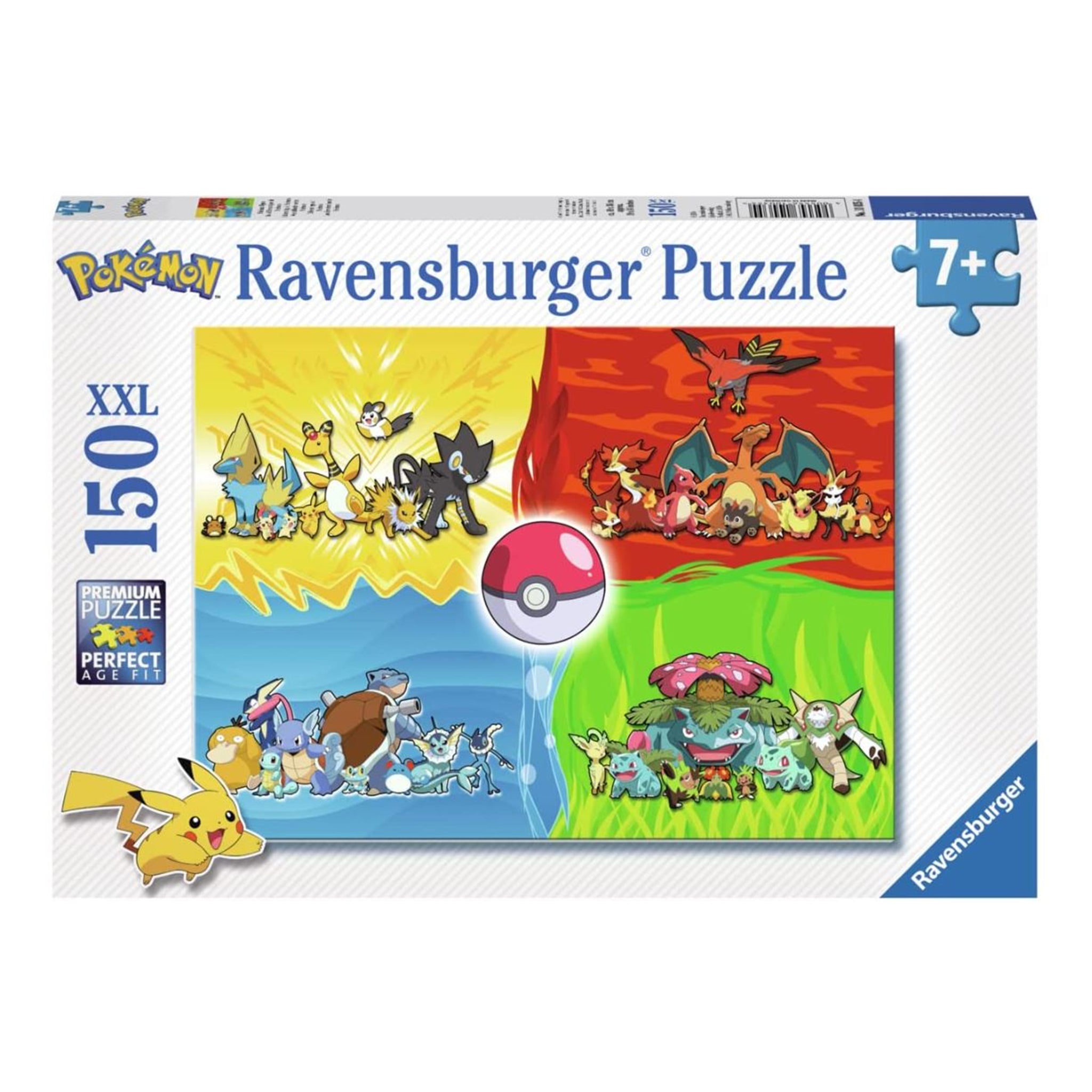 Ravensburger Puzzle - Pokémon Typen - 150 Teile
