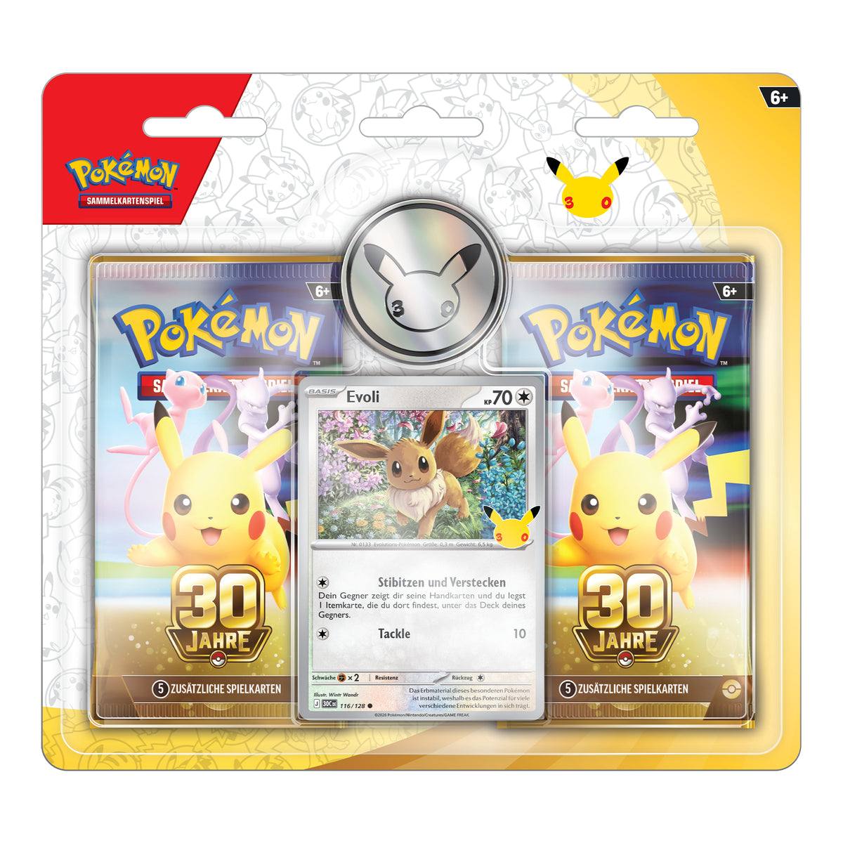 Pokémon - 30 Jahre - 2 Pack Blister - DE