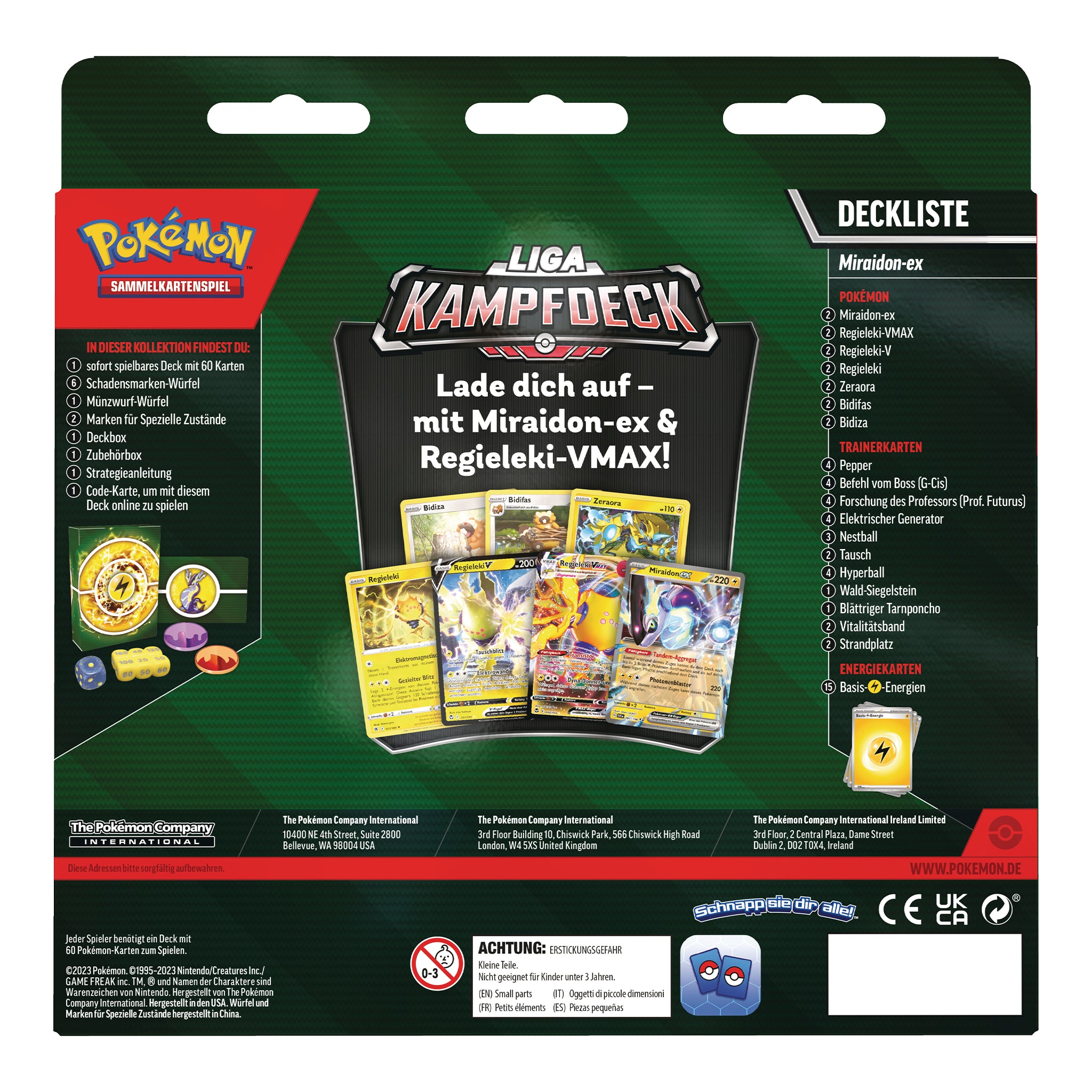 Pokémon - Liga Kampfdeck - Miraidon ex - DE
