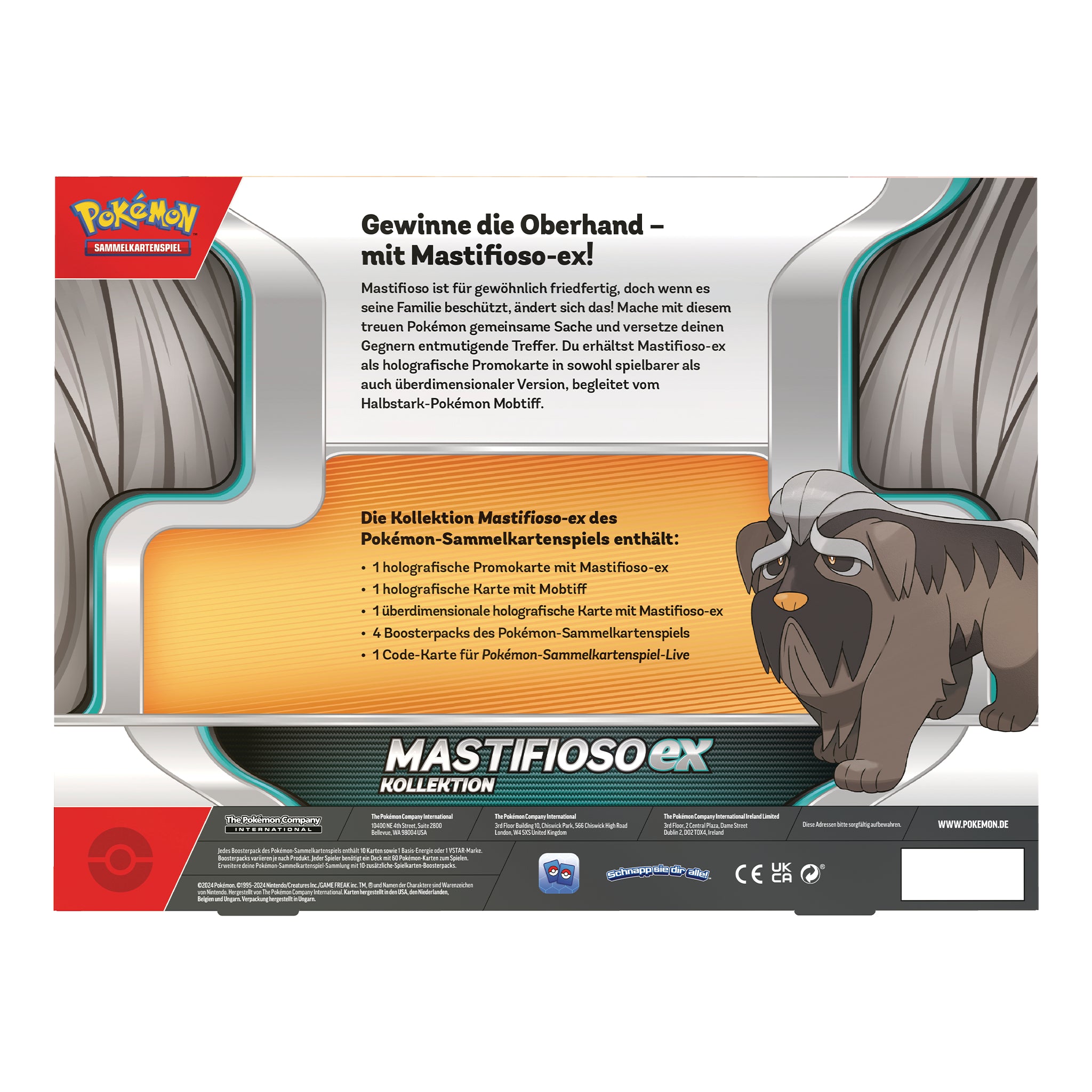 Pokémon - Mastifioso ex Kollektion - DE