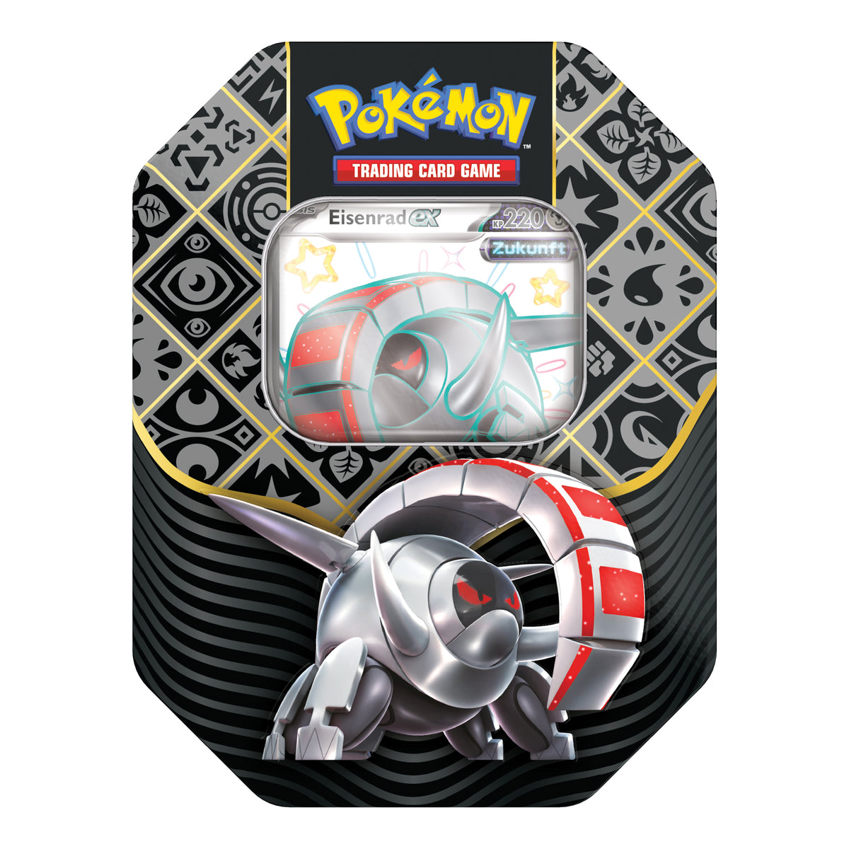 Pokémon - Paldeas Schicksale Tin - DE Eisenrad-ex