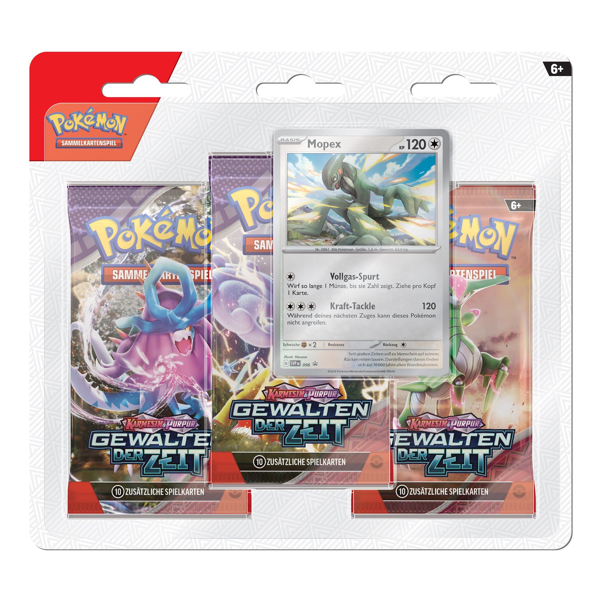 Pokémon - Gewalten der Zeit 3-Pack Blister - DE