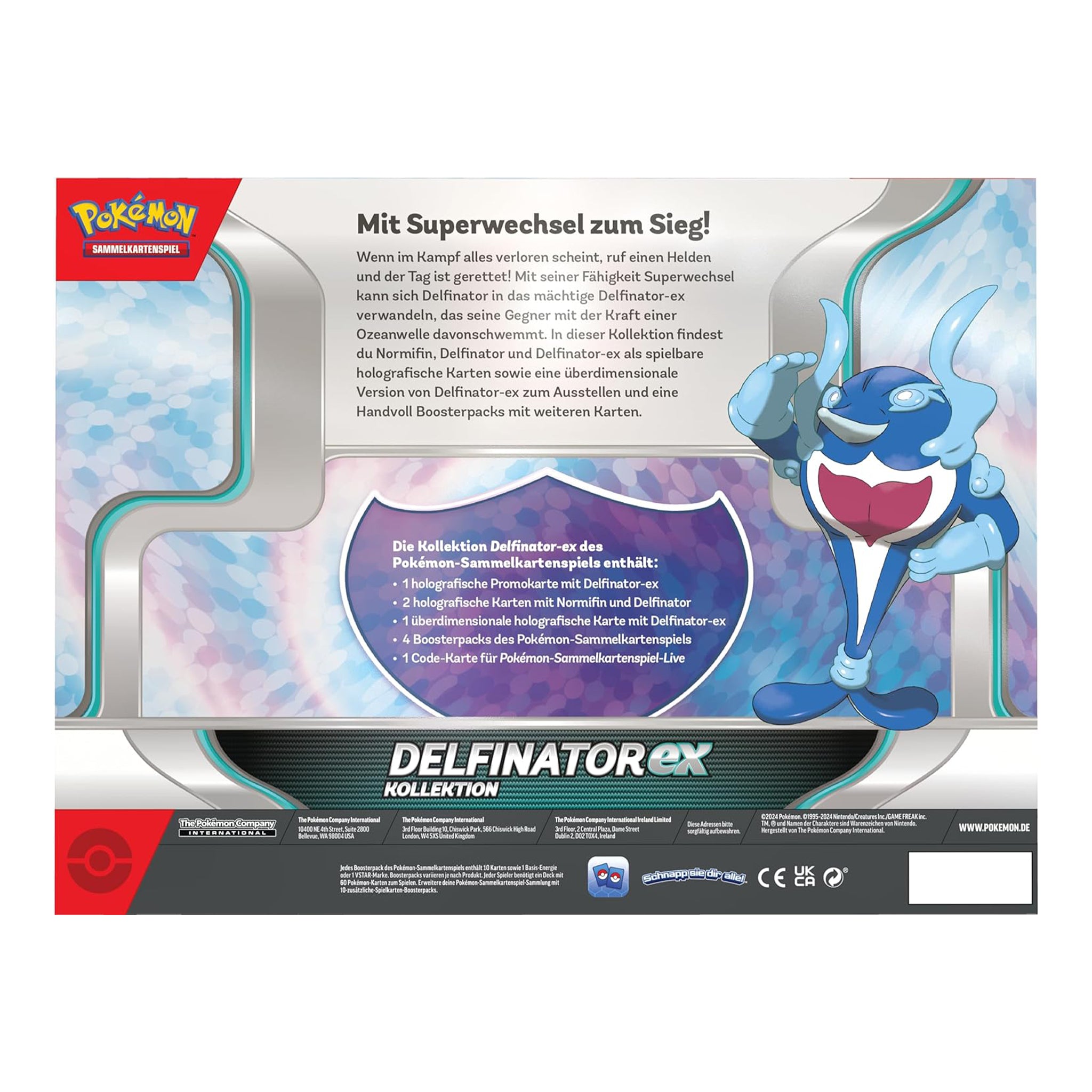 Pokémon - Delfinator ex Kollektion - DE