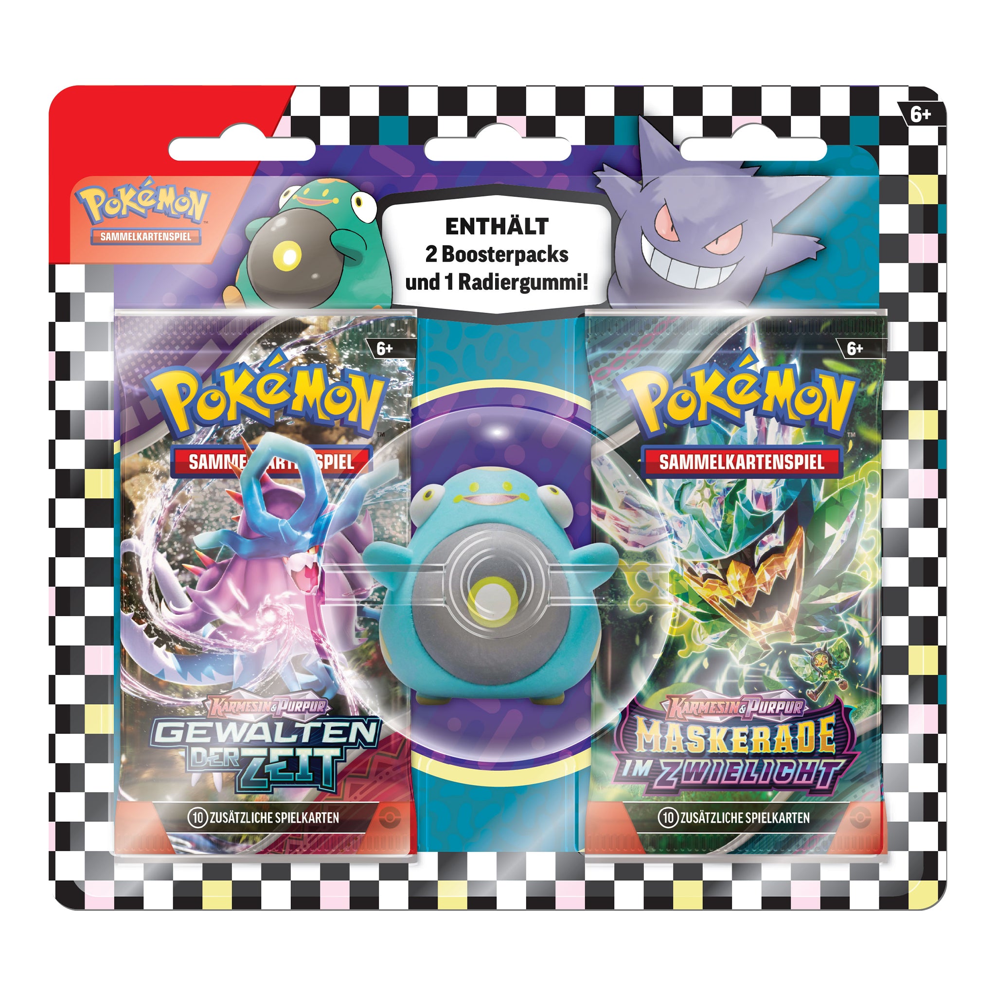 Pokémon - Back to School Eraser Blister 2024 - DE Wampitz