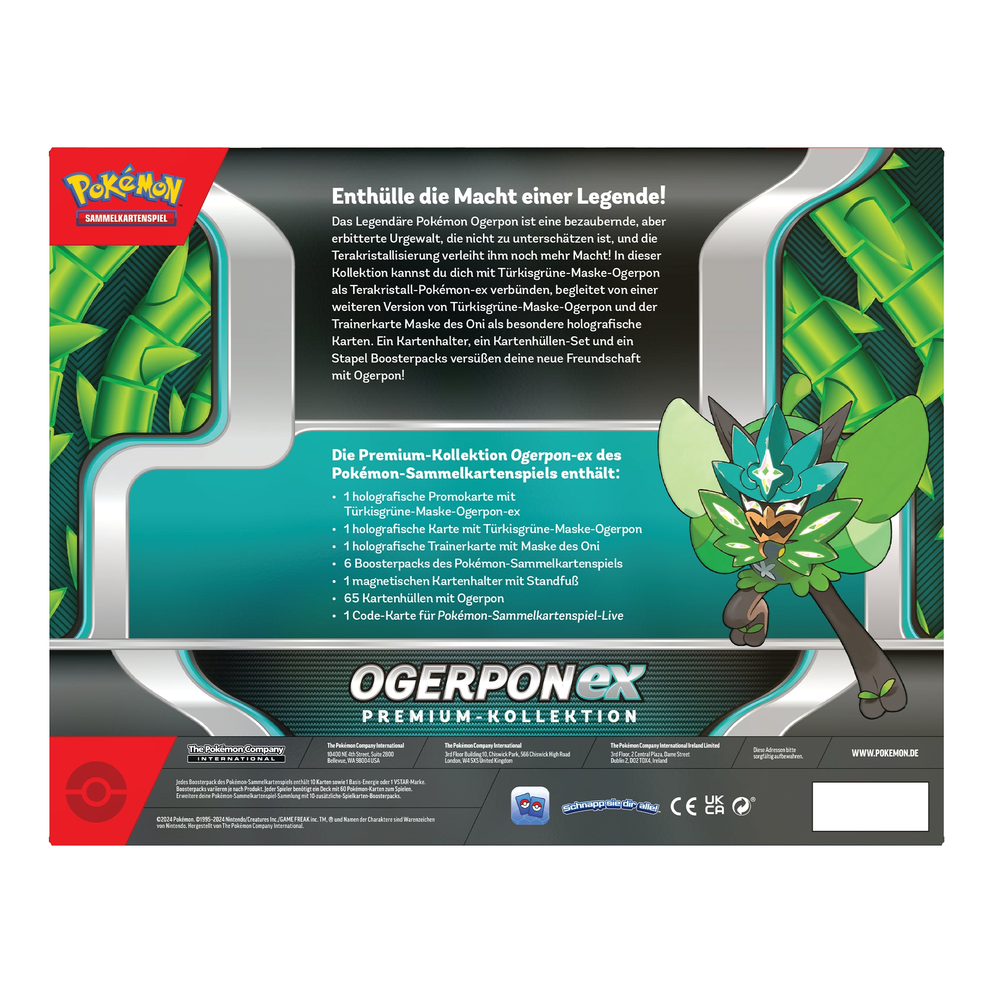 Pokémon - Ogerpon ex Premium Kollektion - DE