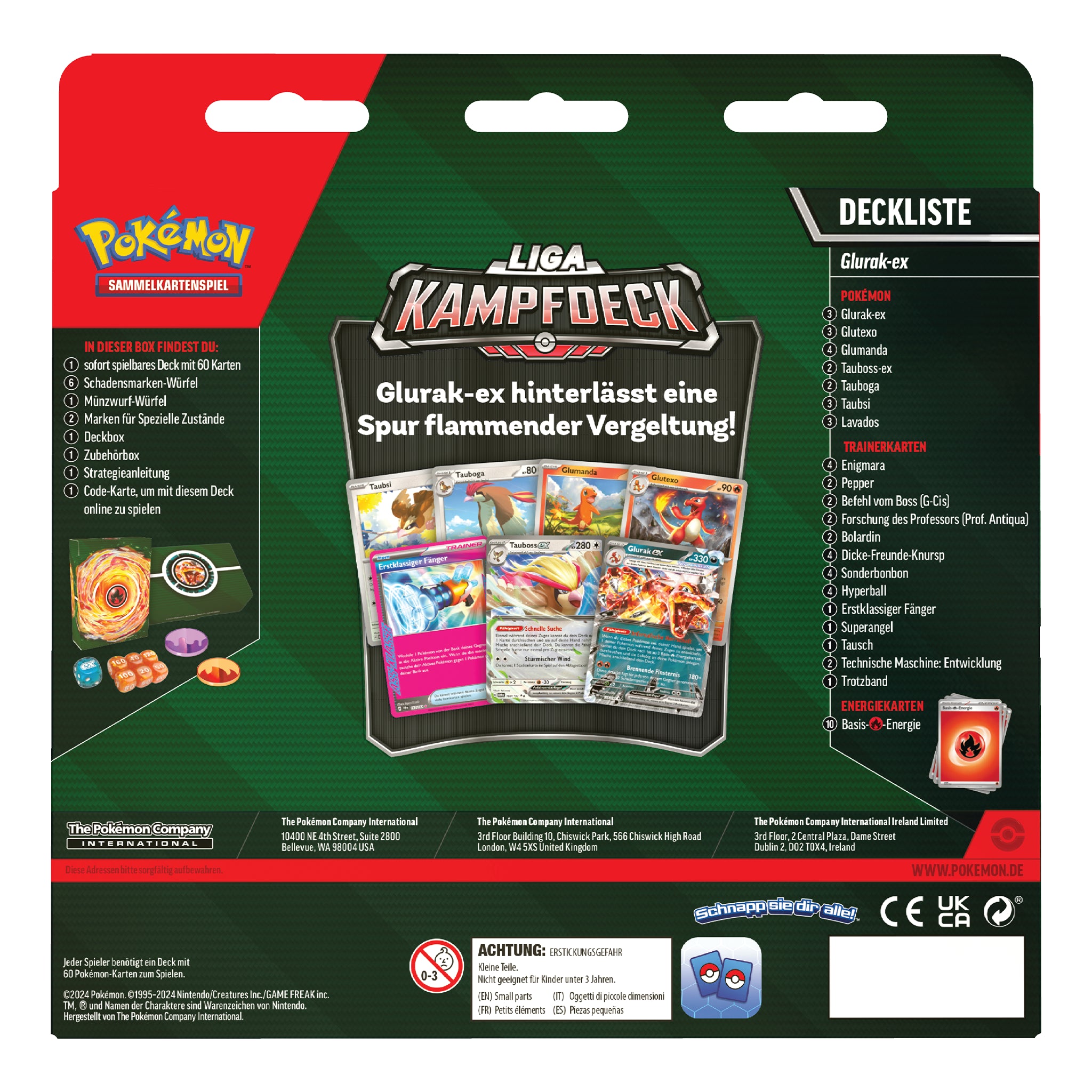 Pokémon - Liga Kampfdeck - Glurak ex - DE