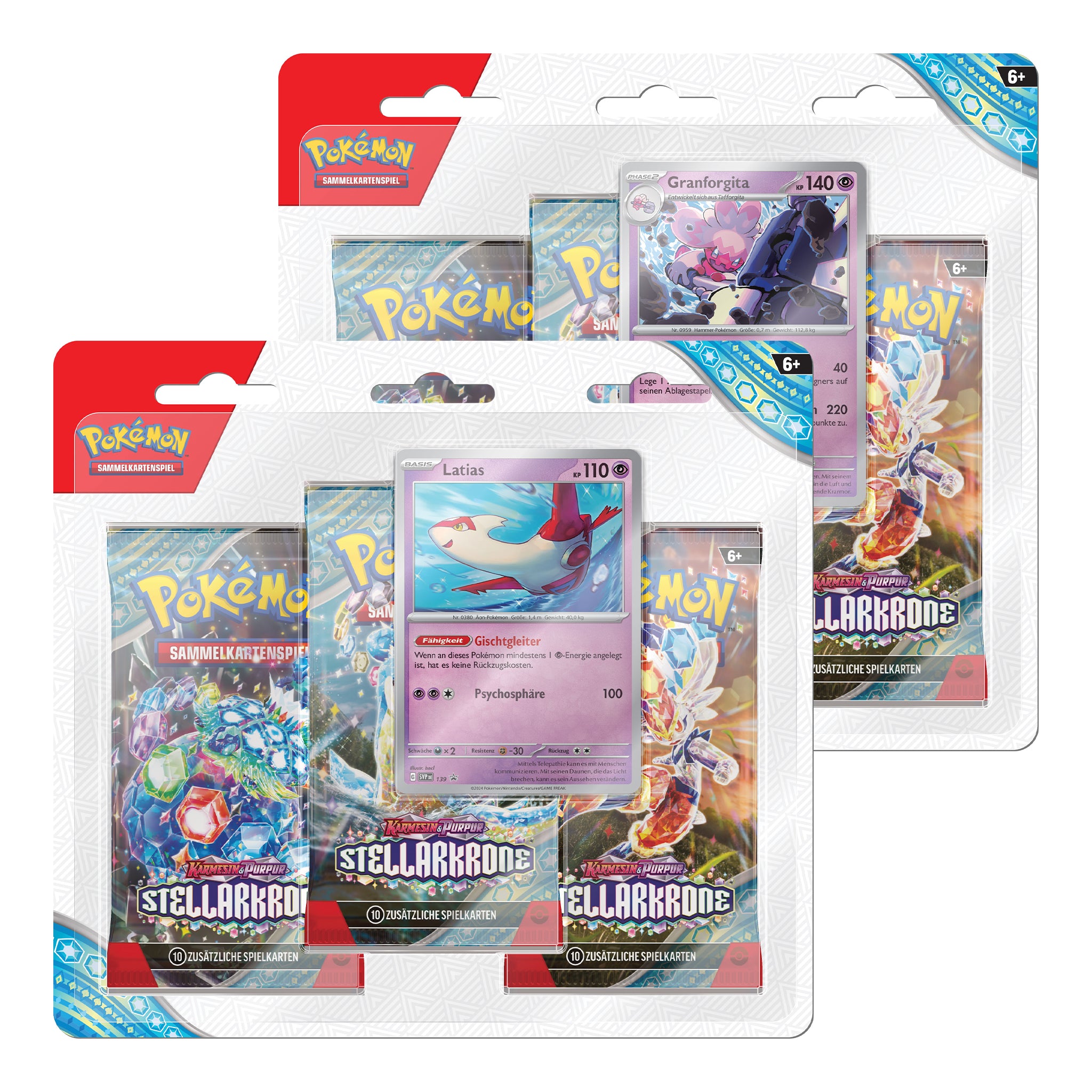 Pokémon - Stellarkrone 3-Pack Blister - DE