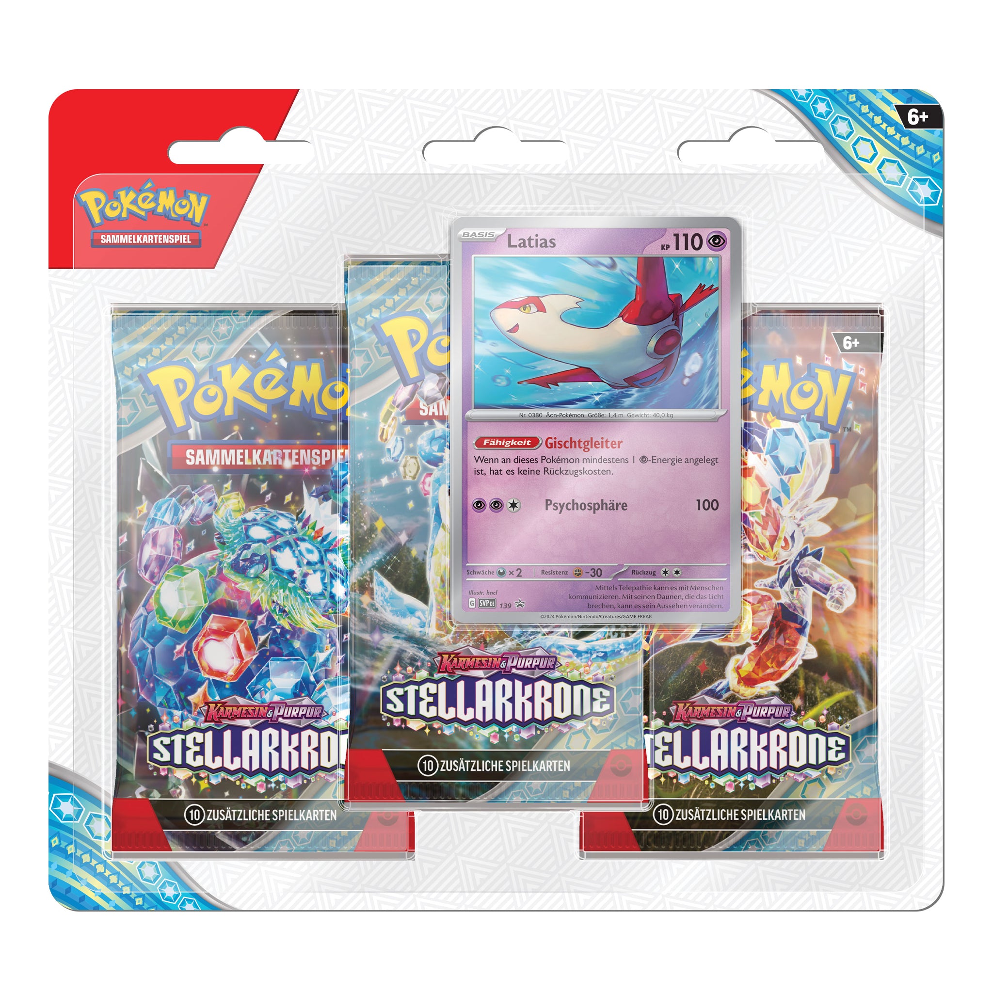 Pokémon - Stellarkrone 3-Pack Blister - DE Latias
