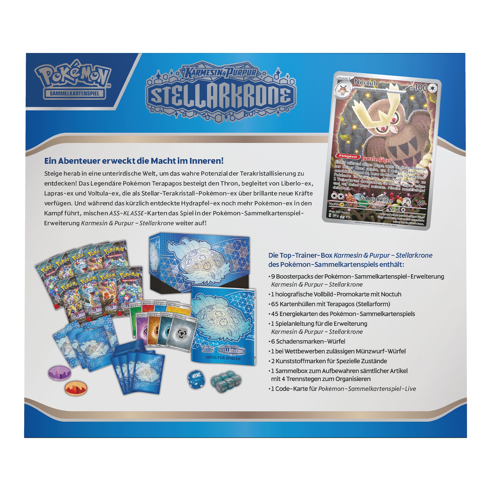 Pokémon - Stellarkrone Top Trainer Box - DE