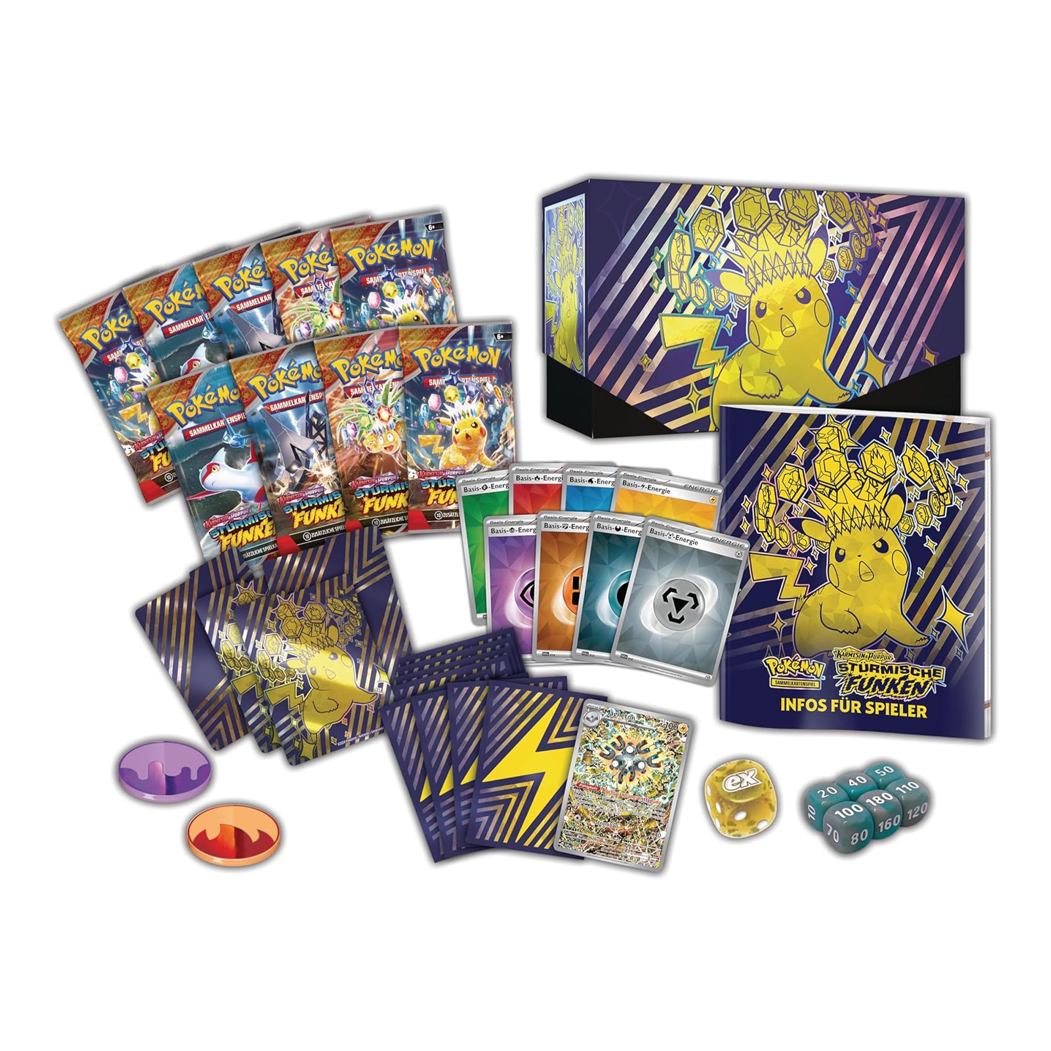 Pokémon - Stürmische Funken Top Trainer Box - DE