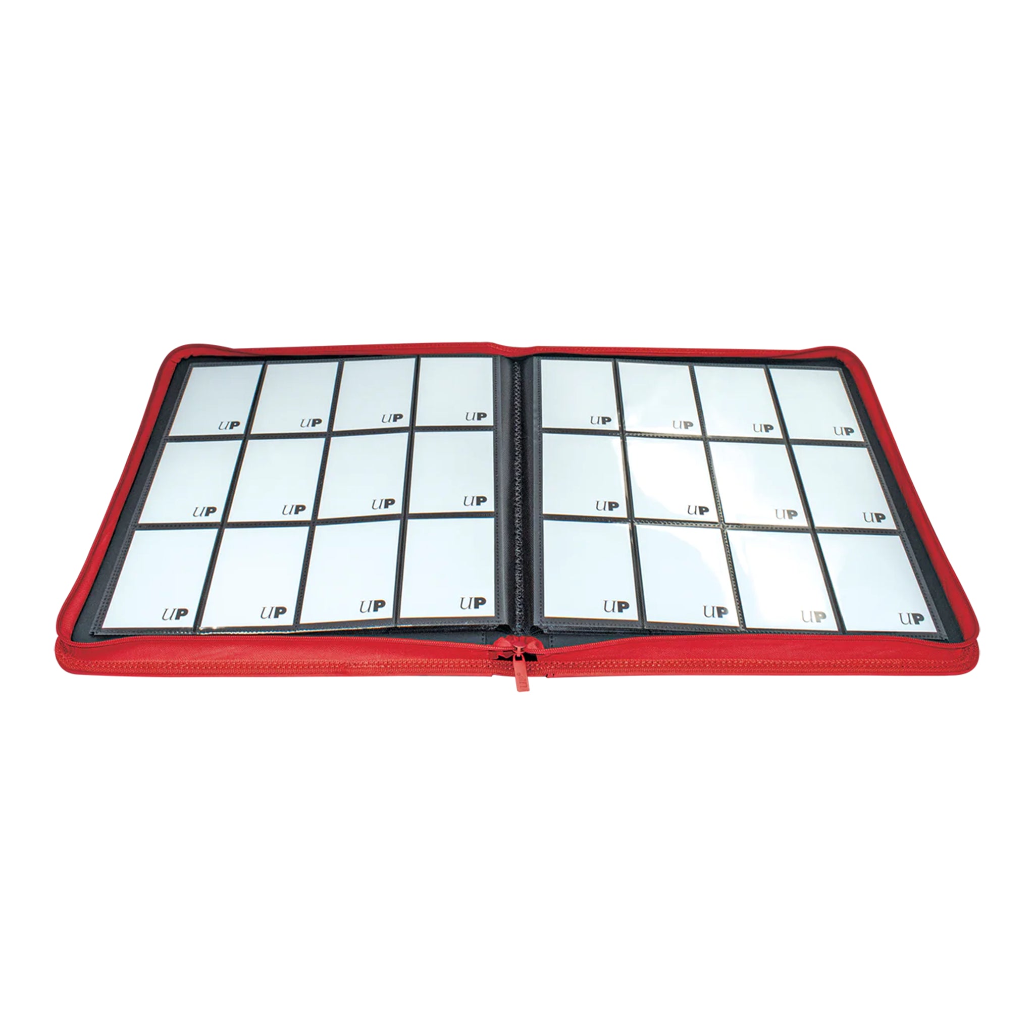 Ultra Pro - 12-Pocket Zippered PRO-Binder - Red