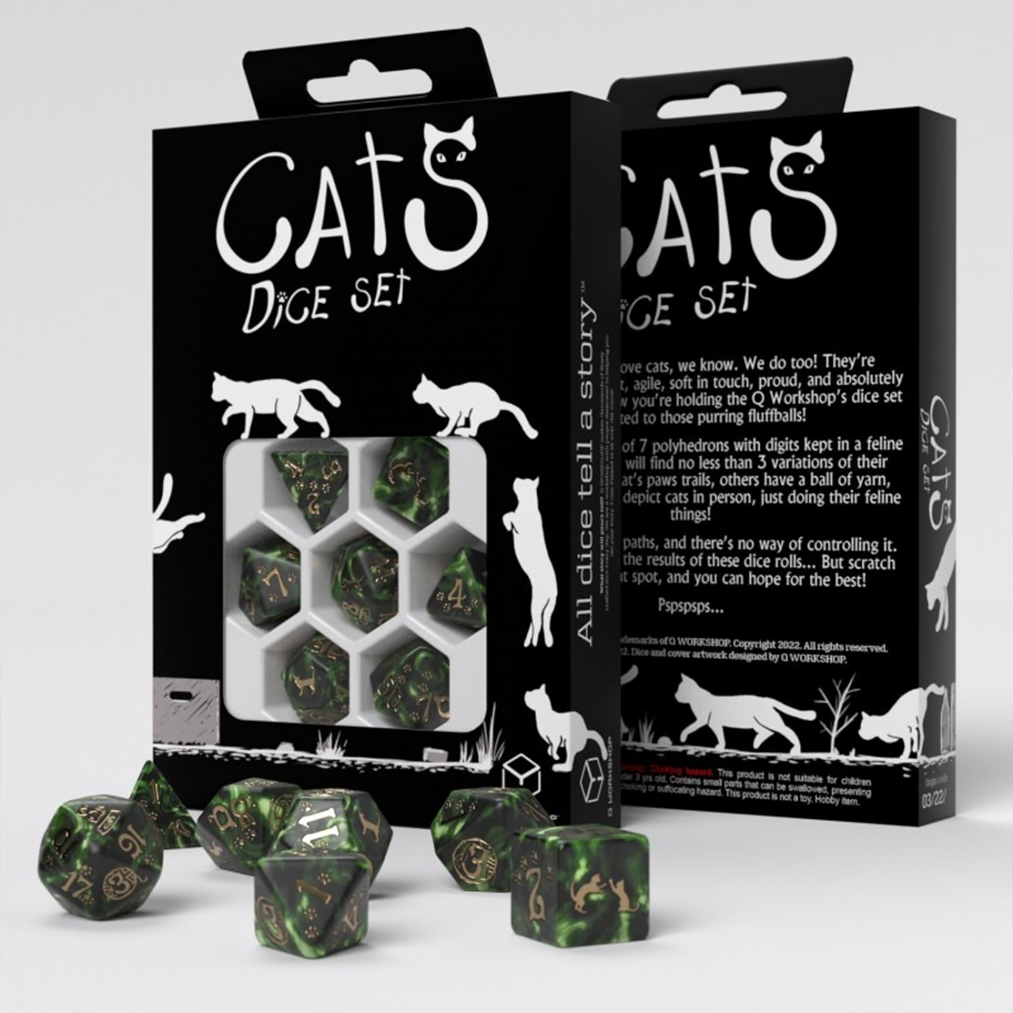 Cats Dice Set - Pixel