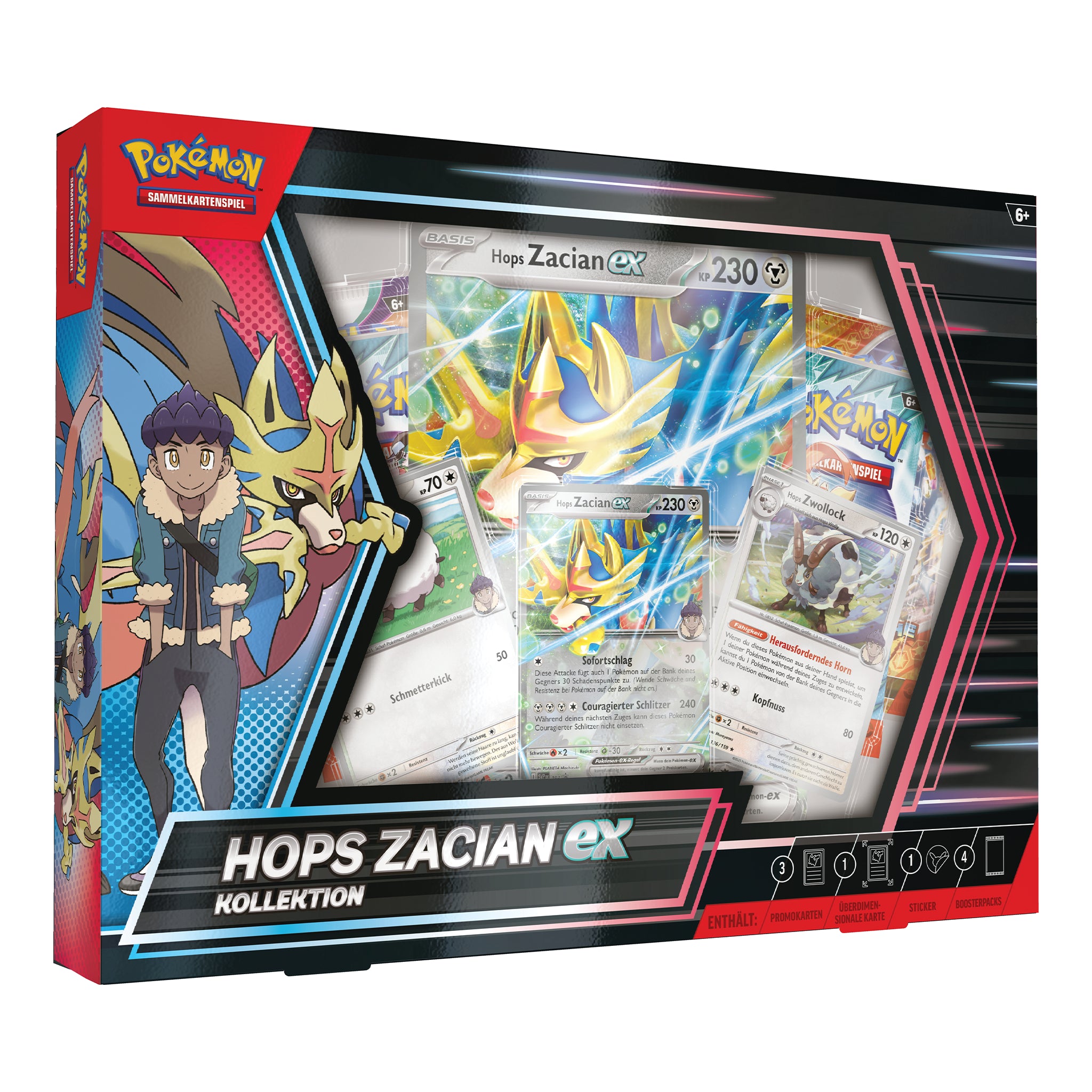 Pokémon - Hops Zacian ex Kollektion - DE