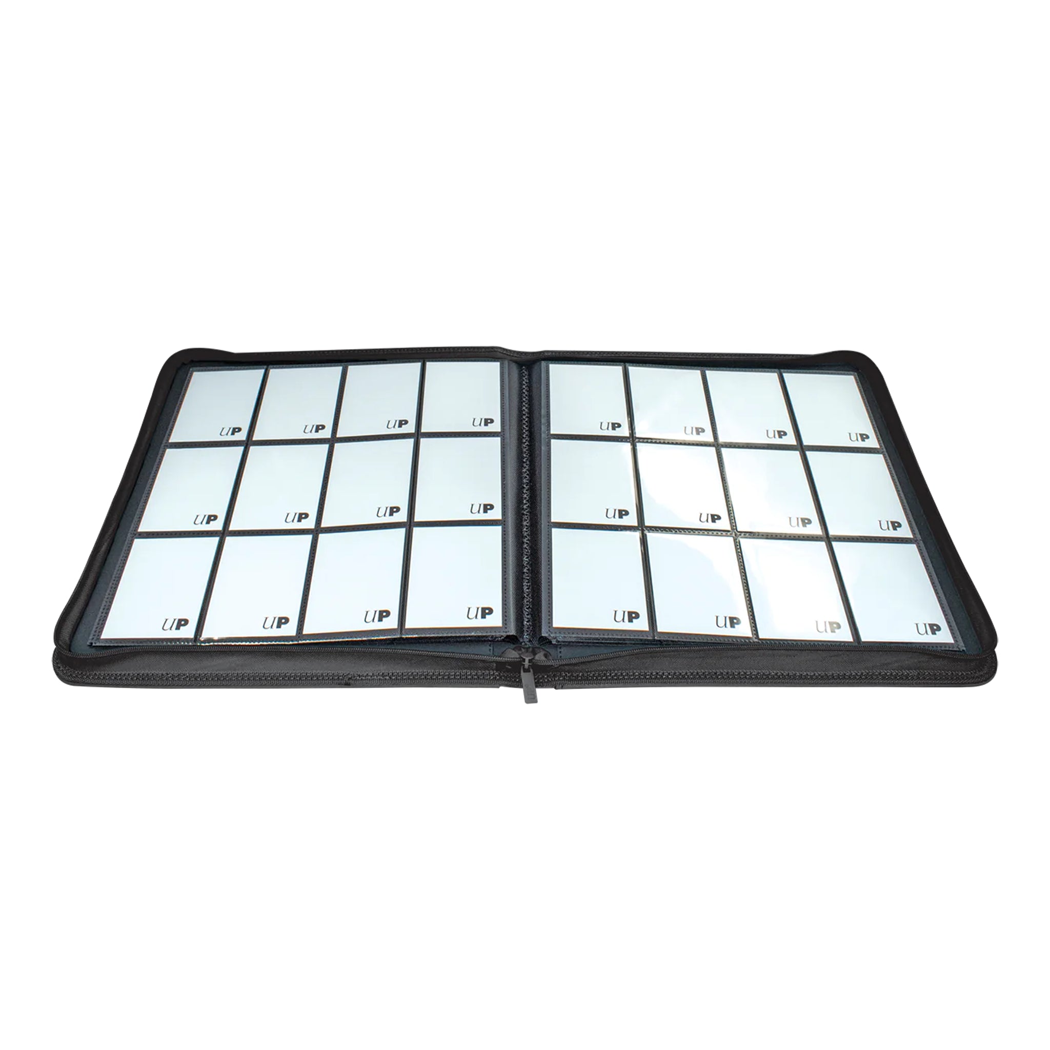 Ultra Pro - 12-Pocket Zippered PRO-Binder - Black