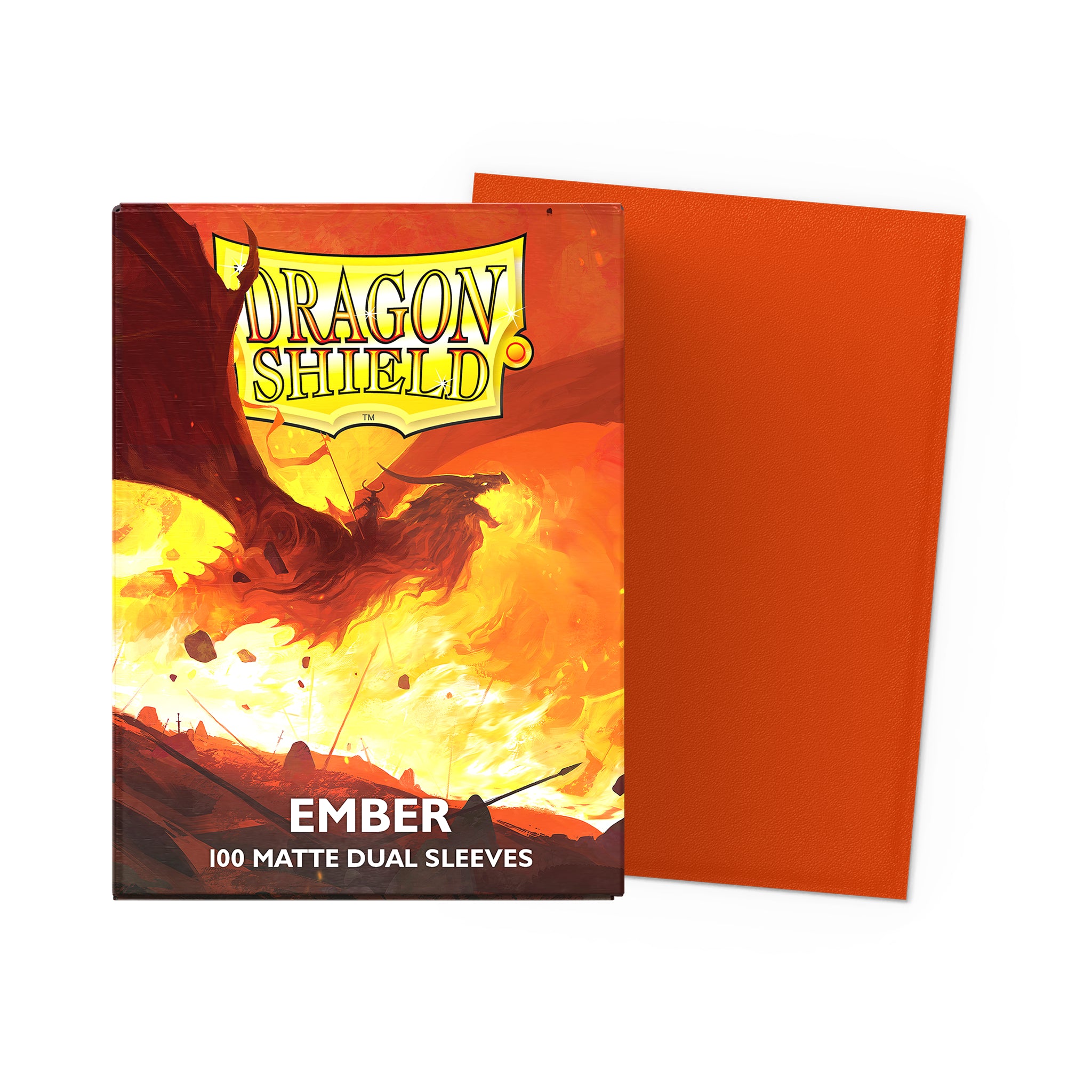 Dragon Shield - Matte Dual Sleeves - Ember