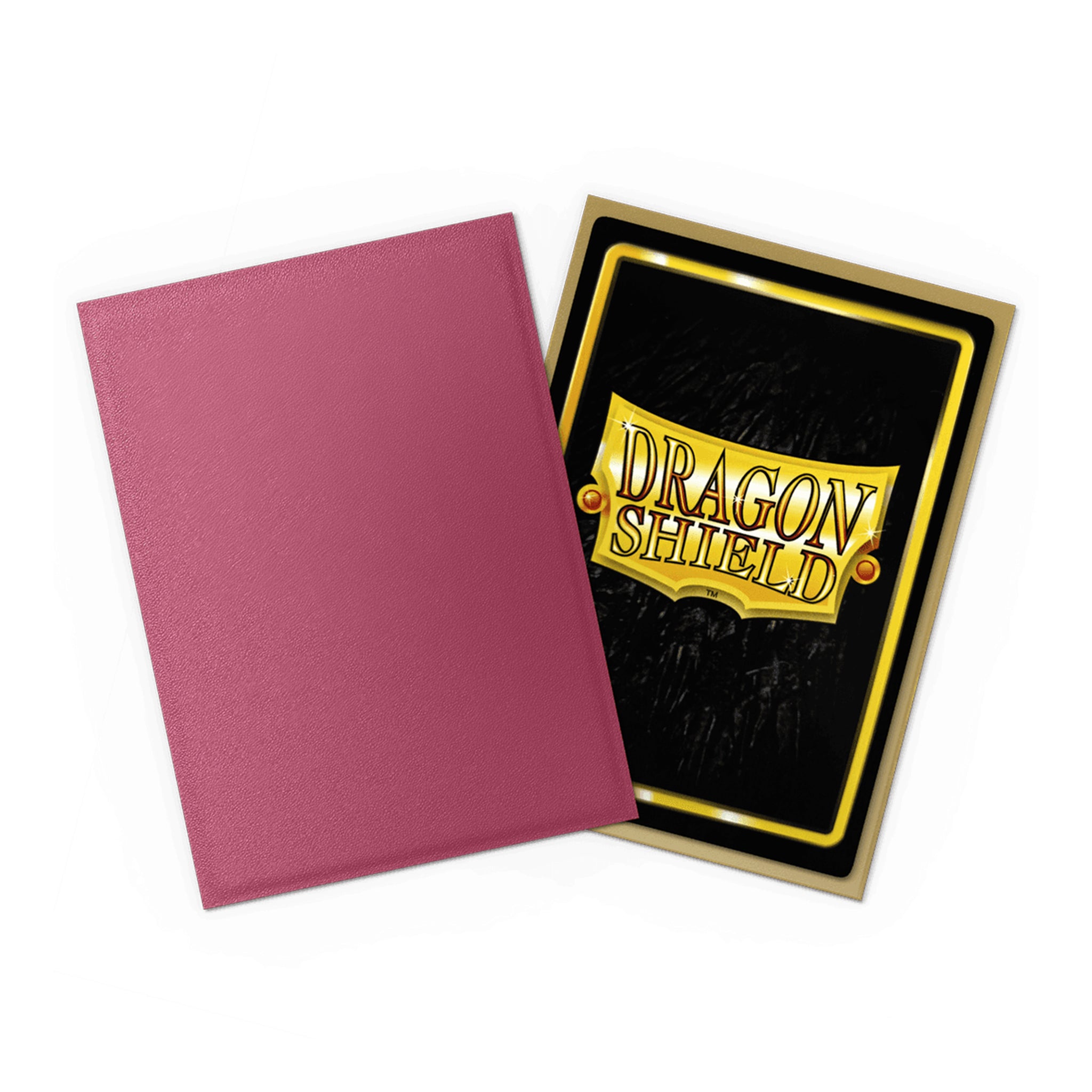 Dragon Shield - Matte Dual Sleeves - Pomegranate & Gold