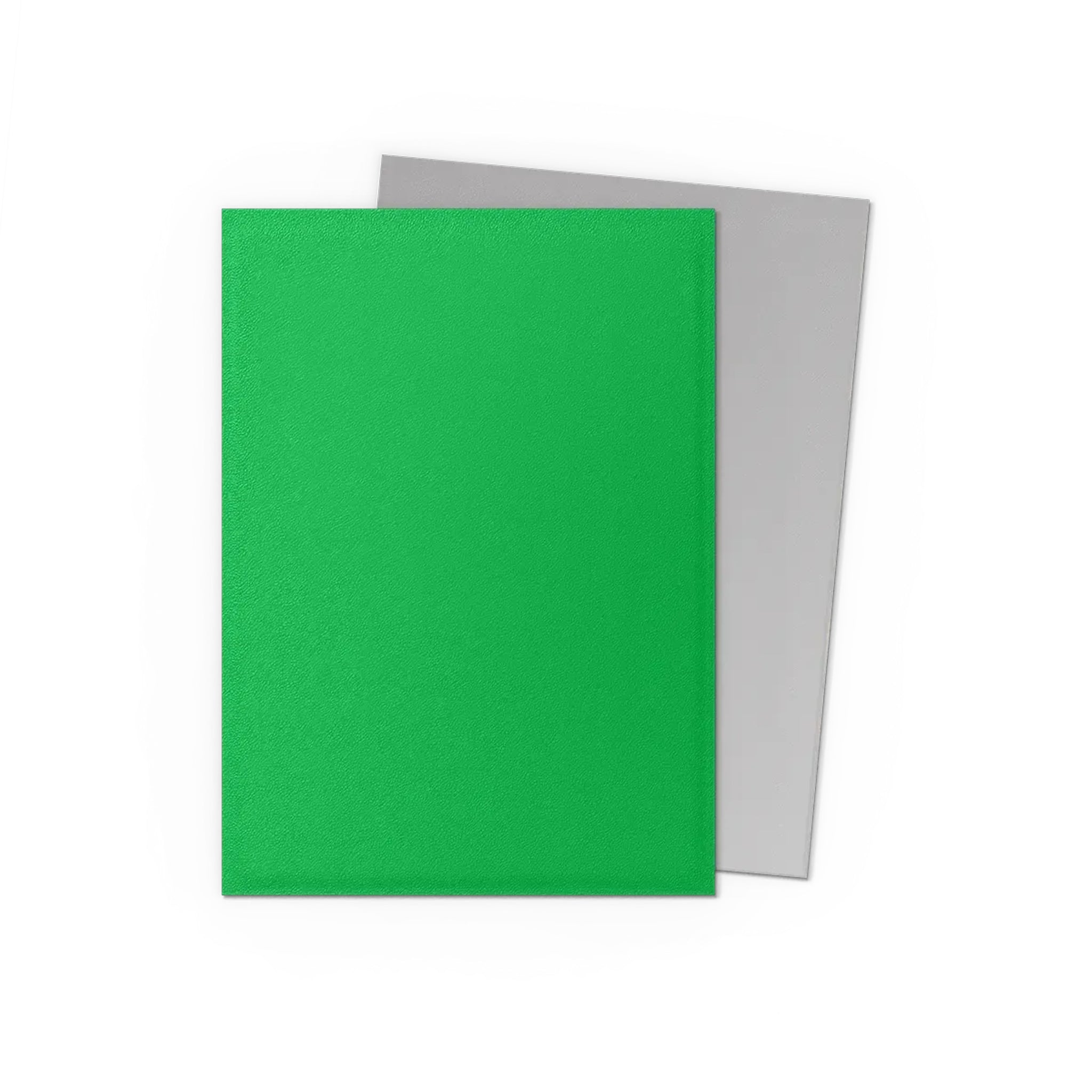 Dragon Shield - Matte Dual Sleeves - Apple Green & Silver