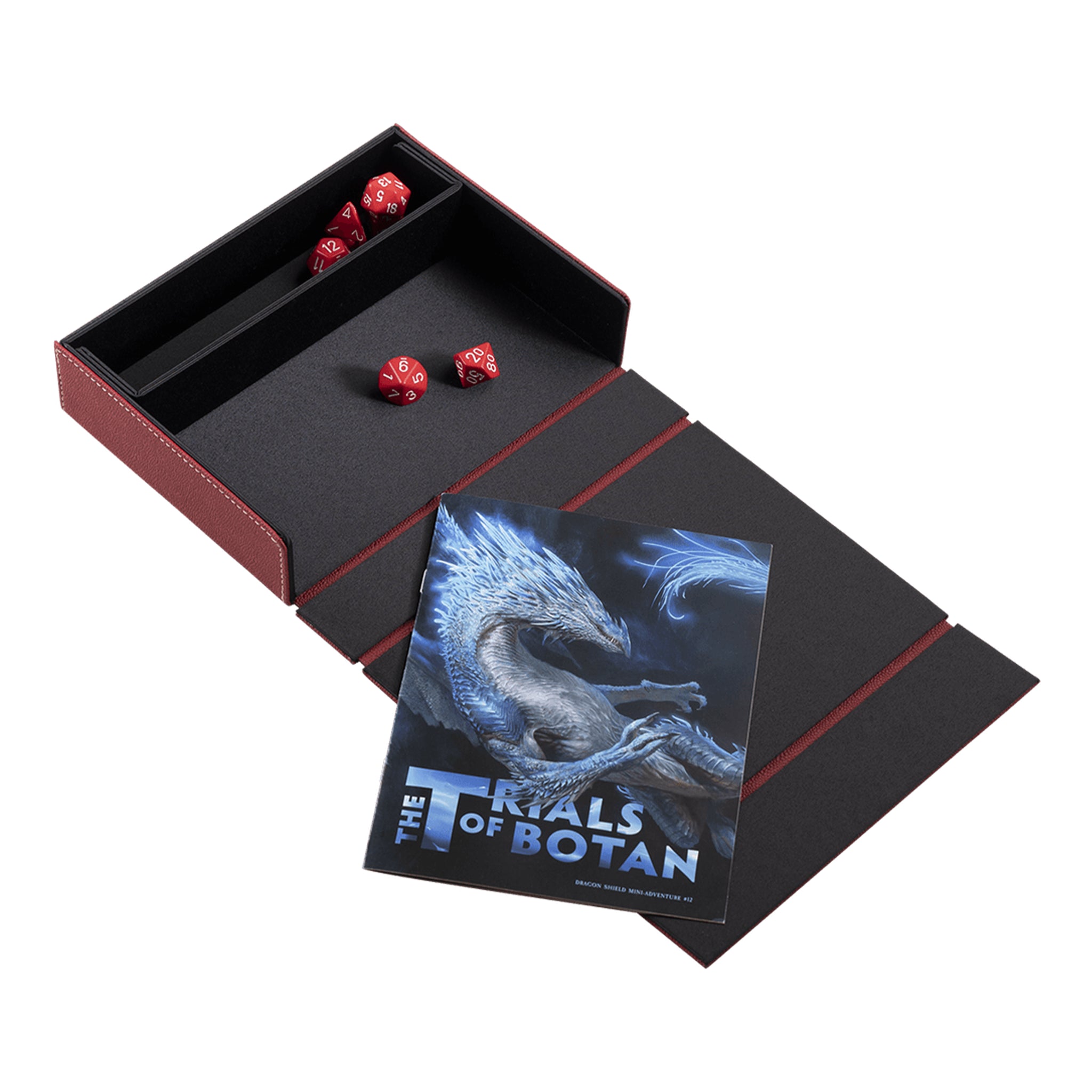 Dragon Shield - Dice Companion - Blood Red