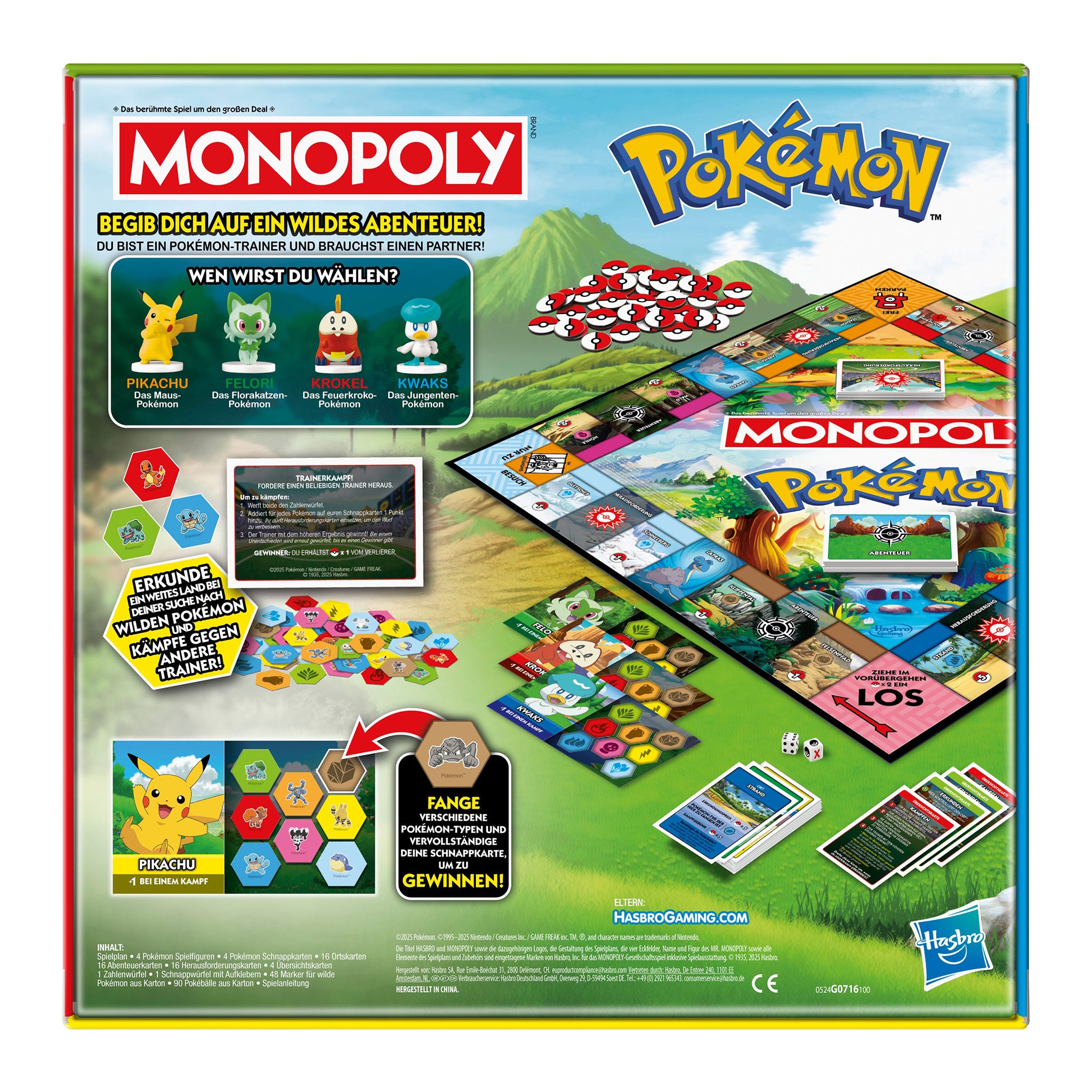 Pokémon Brettspiel Monopoly - DE