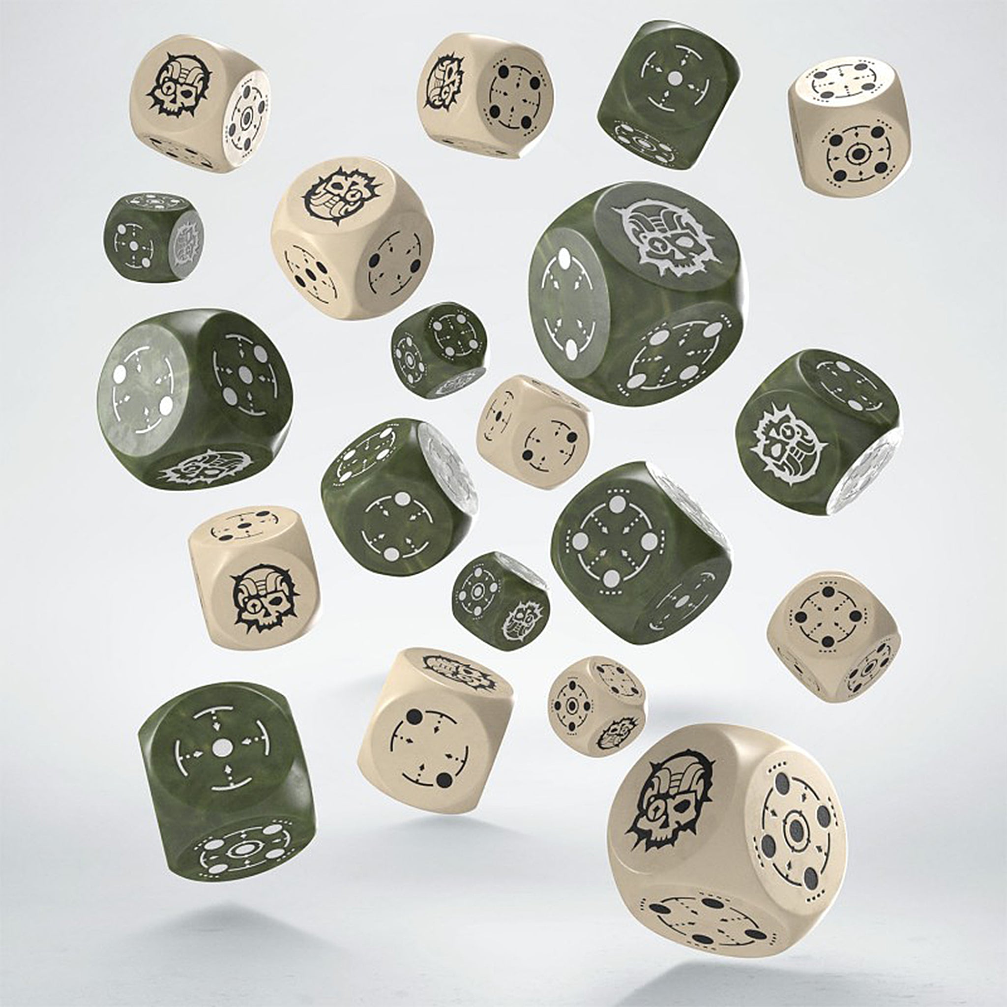 Crosshairs Compact D6 - Beige & Olive
