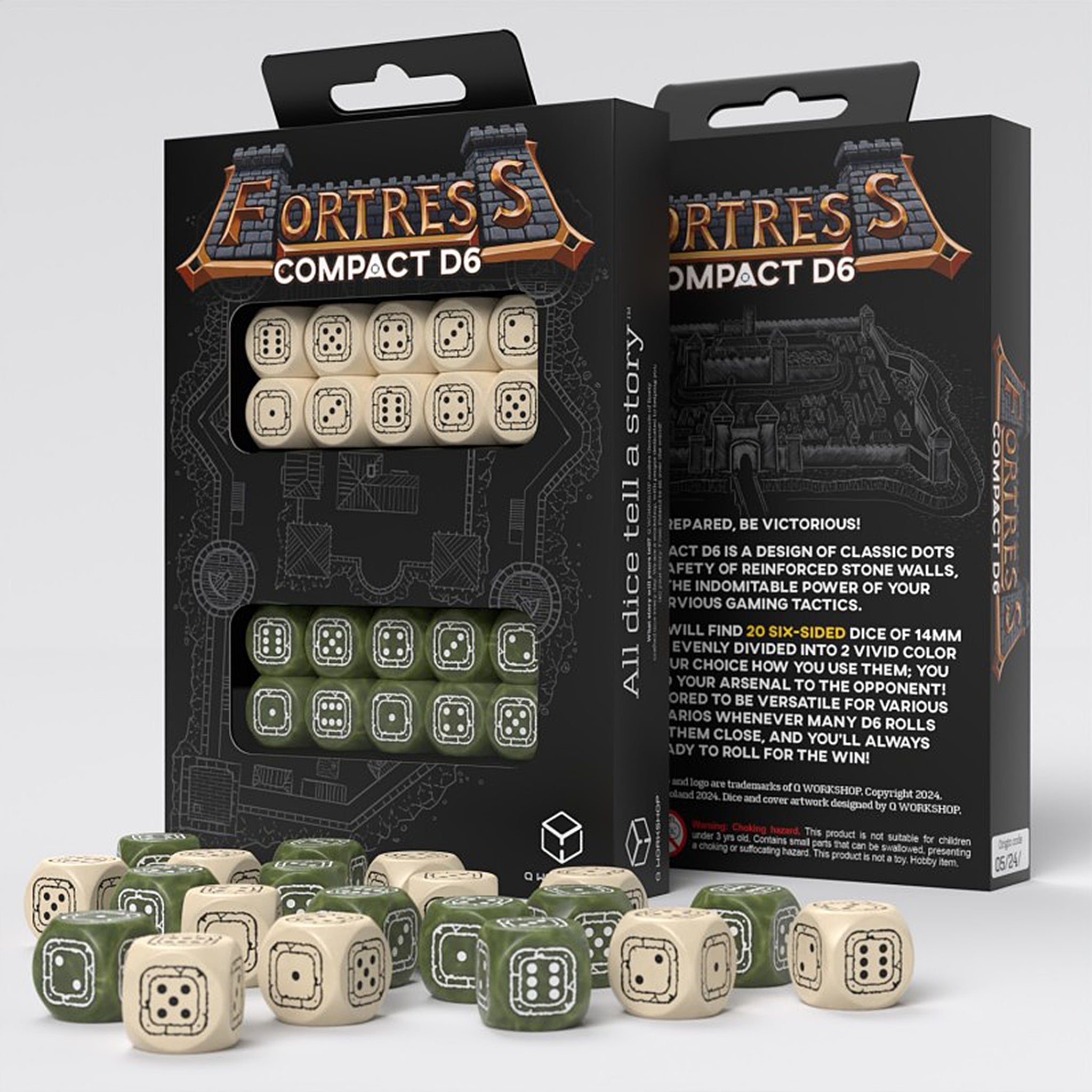 Fortress Compact D6 - Beige & Olive
