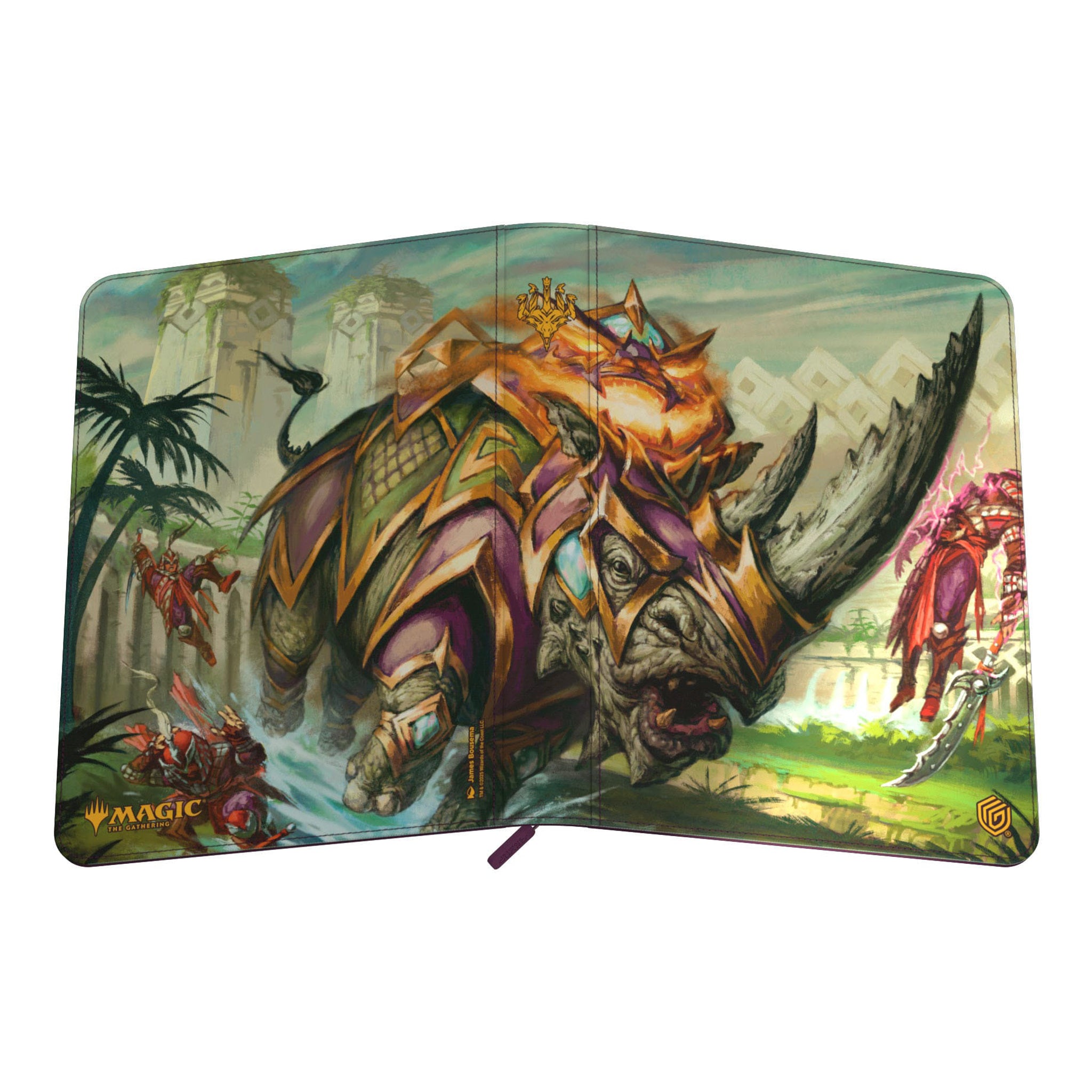 Ultimate Guard Zipfolio 360 Xenoskin - Magic: The Gathering "Tarkir: Dragonstorm" - Skirmish Rhino