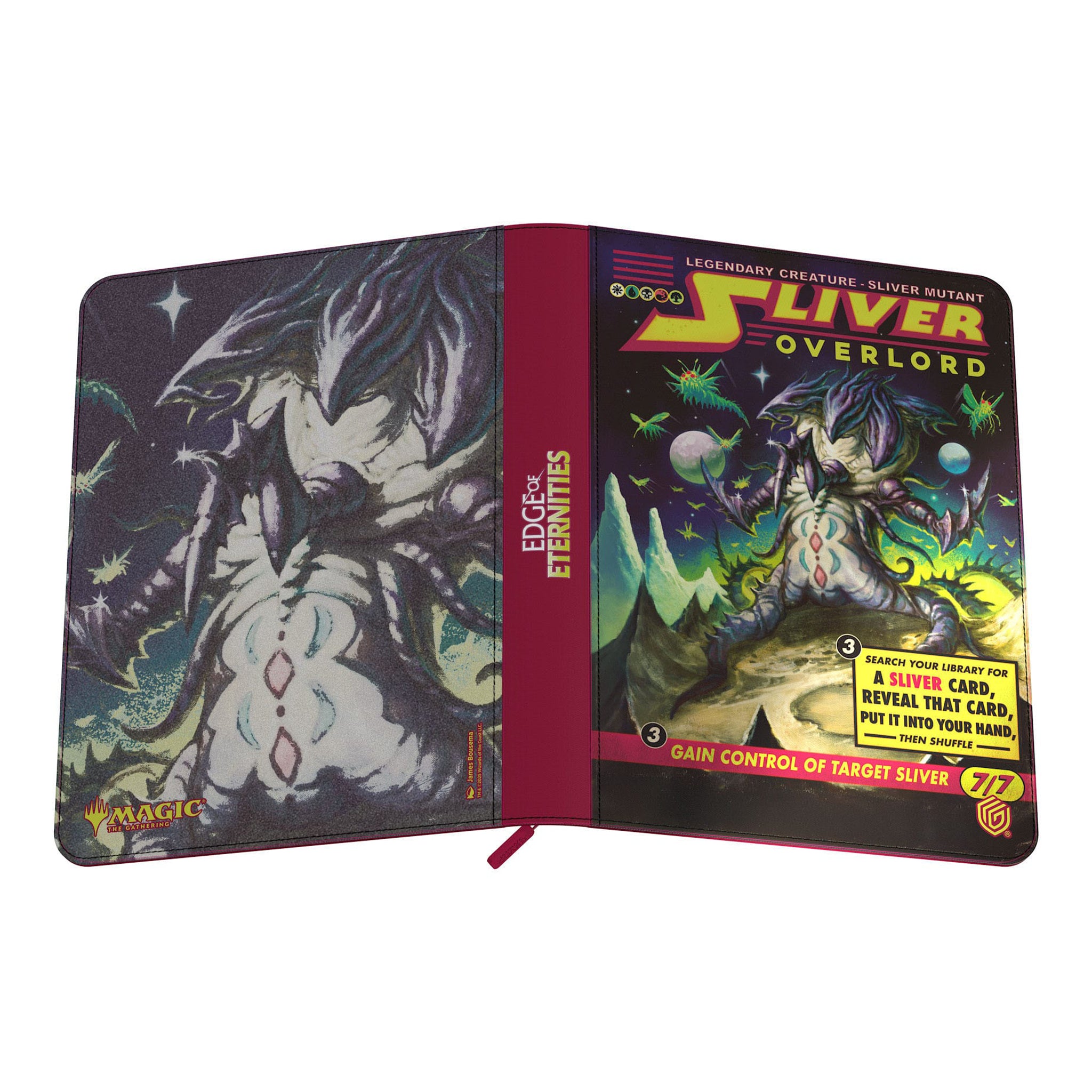 Ultimate Guard Zipfolio 360 Xenoskin - Magic: The Gathering "Edge of Eternities" - Sliver Overlord