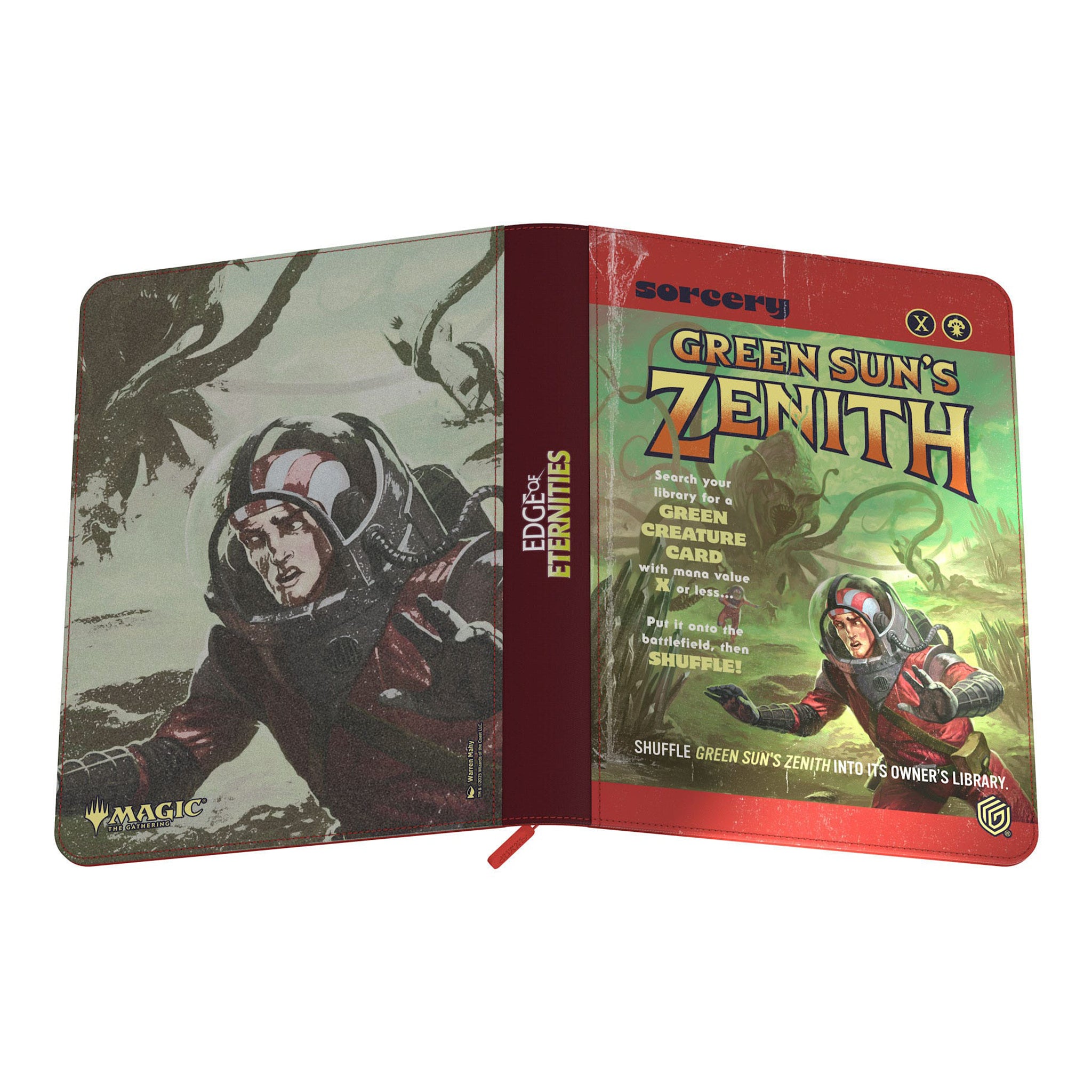 Ultimate Guard Zipfolio 360 Xenoskin - Magic: The Gathering "Edge of Eternities" - Green Sun’s Zenith