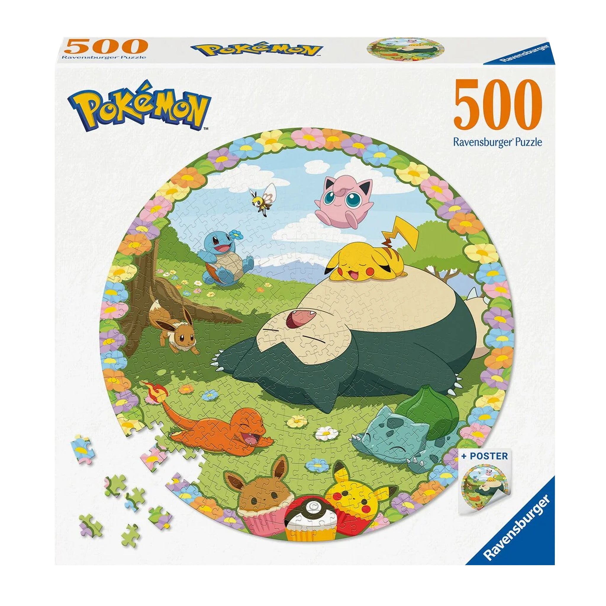 Ravensburger Puzzle - Blumige Pokémon - 500 Teile