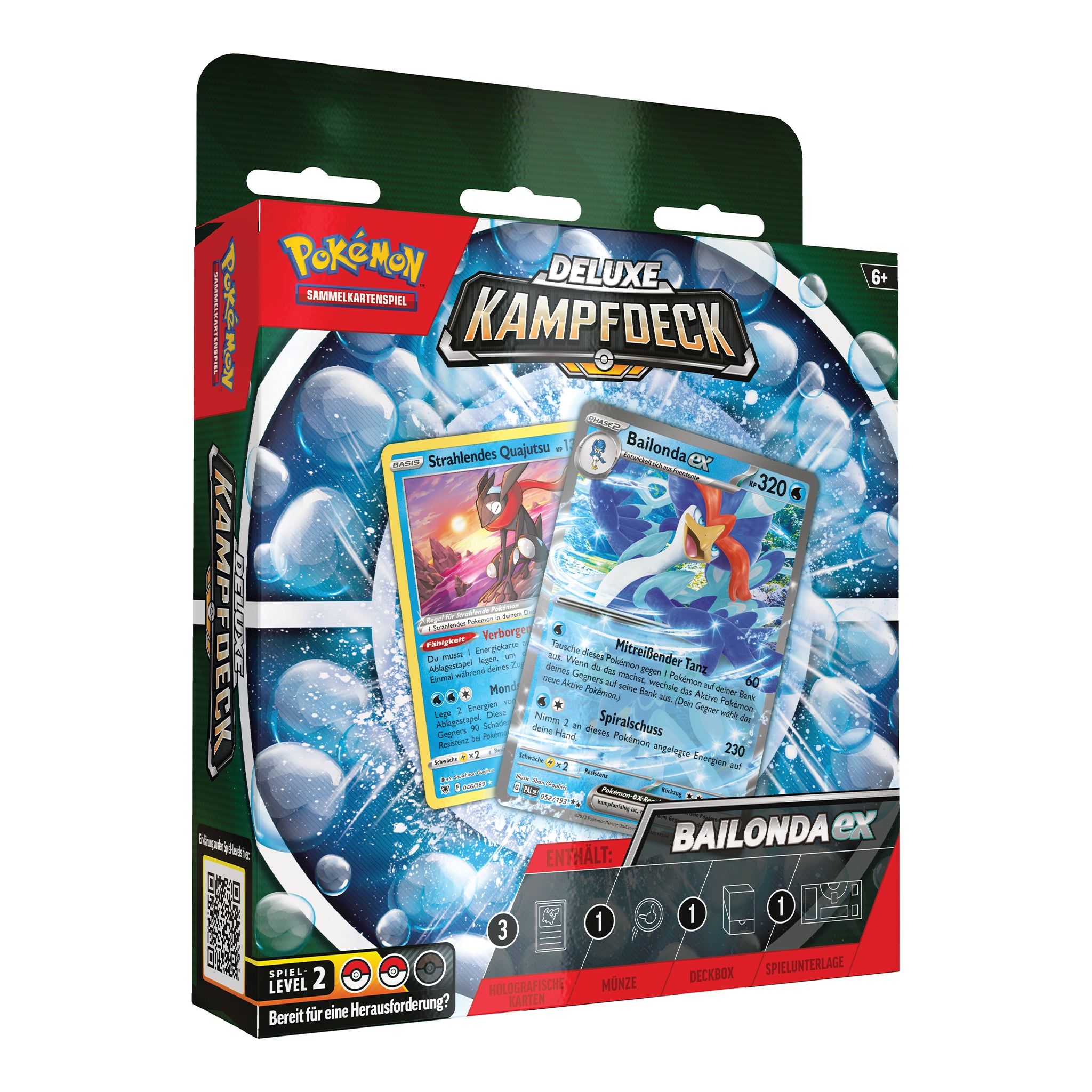 Pokémon - Deluxe Kampfdeck Maskagato / Bailonda - DE Bailonda