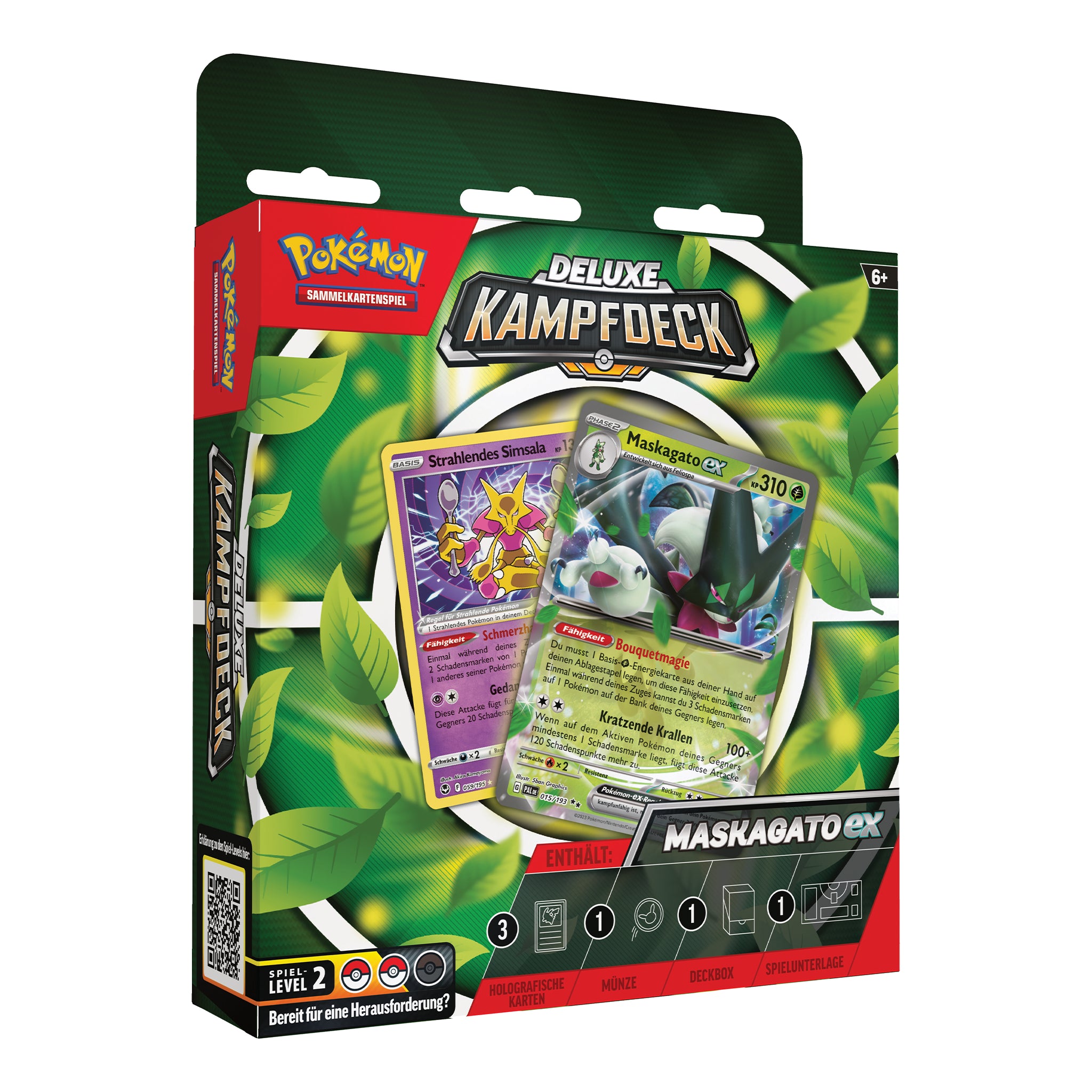Pokémon - Deluxe Kampfdeck Maskagato / Bailonda - DE Maskagato