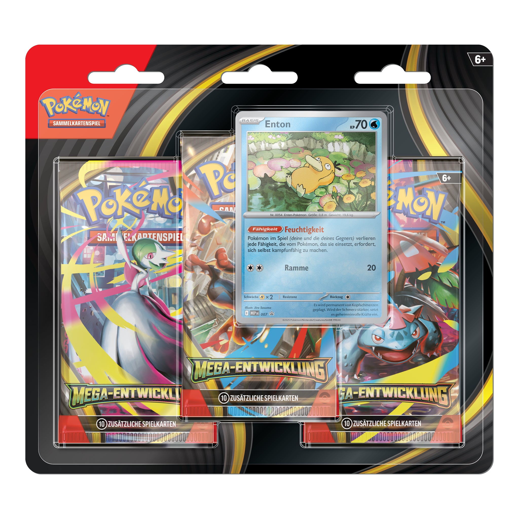 Pokémon - Mega Entwicklungen 3-Pack Blister - DE Enton