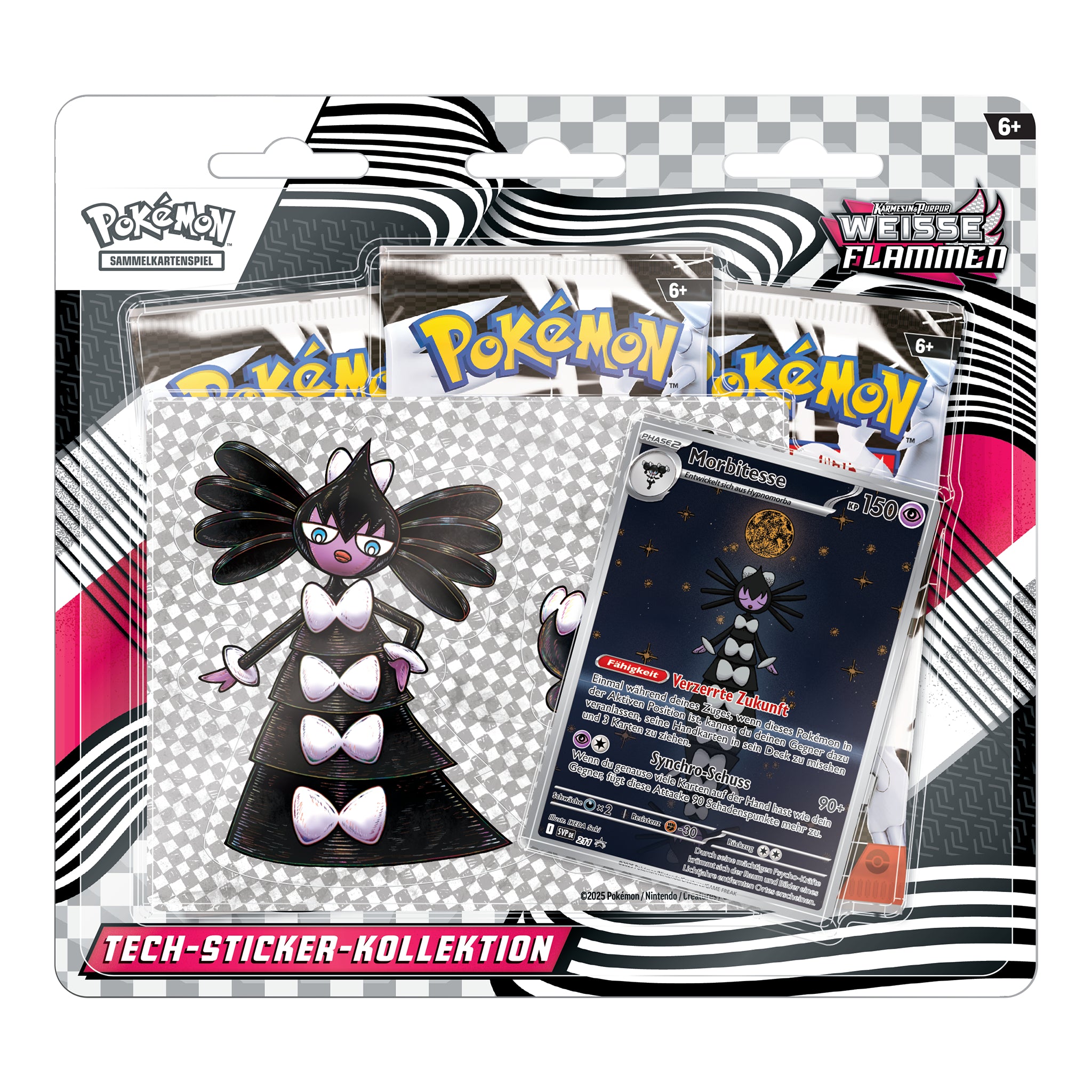 Pokémon - Tech-Sticker-Kollektion Weisse Flammen - DE