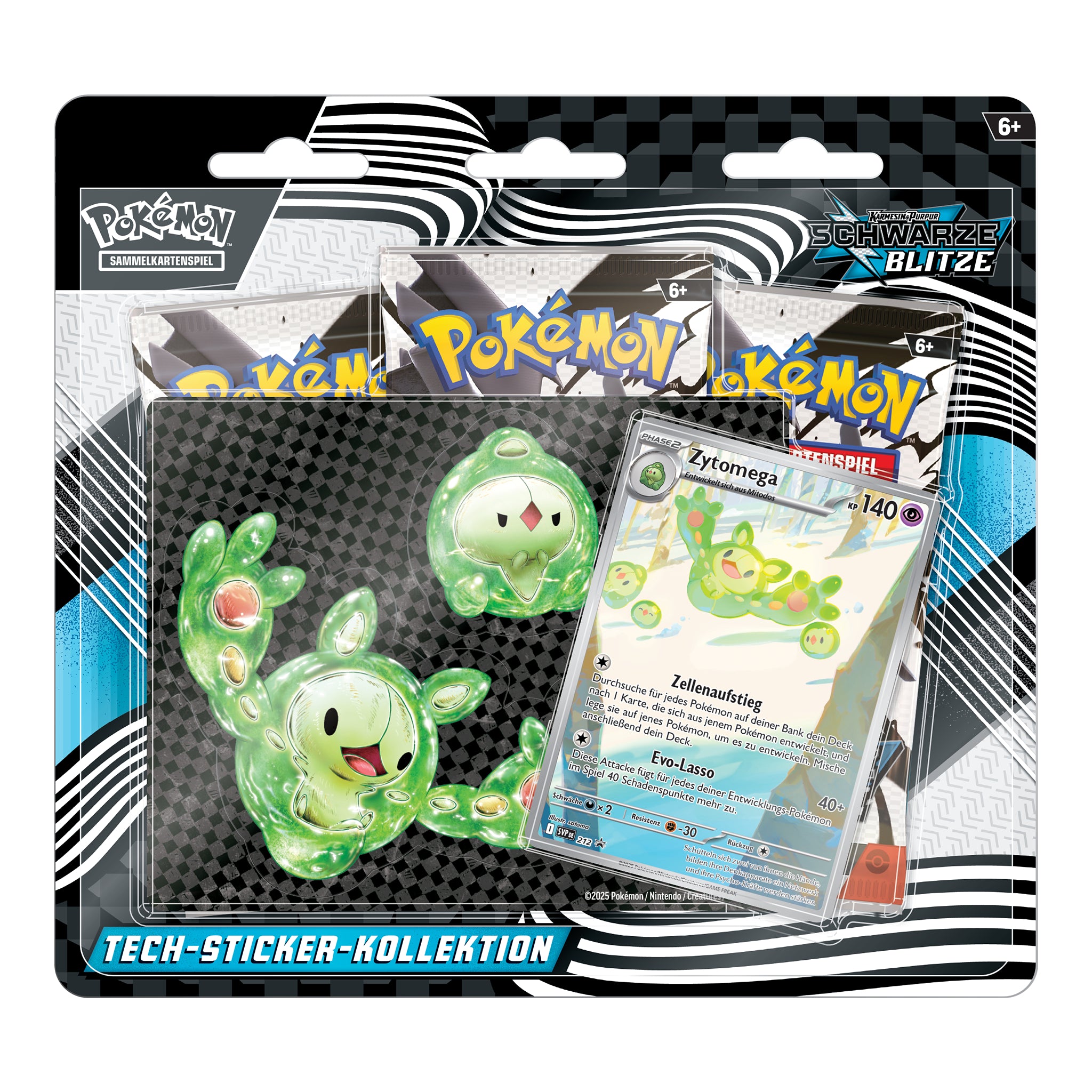 Pokémon - Tech-Sticker-Kollektion Schwarze Blitze - DE