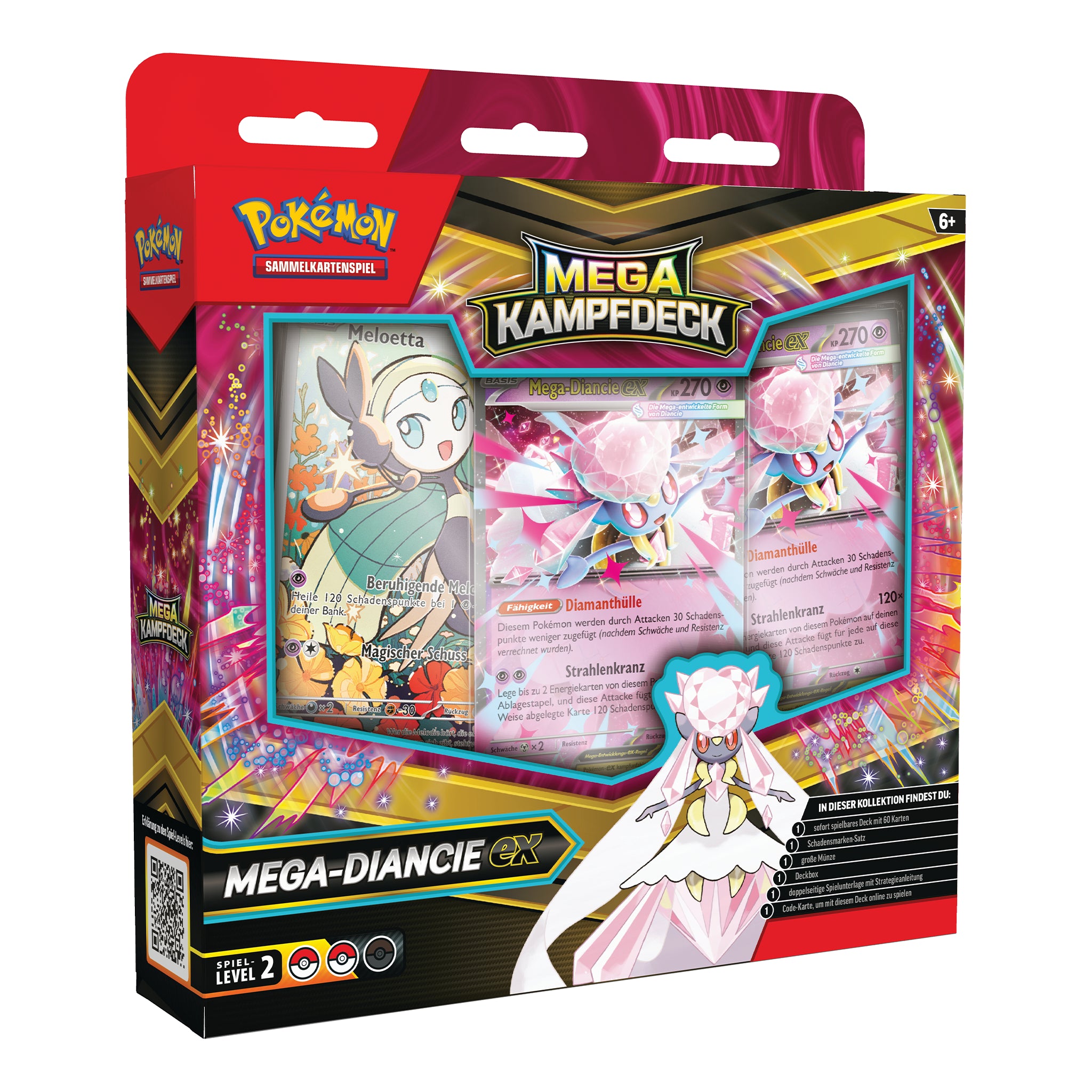Pokémon - Deluxe Kampfdeck Diancie / Gengar - DE Diancie