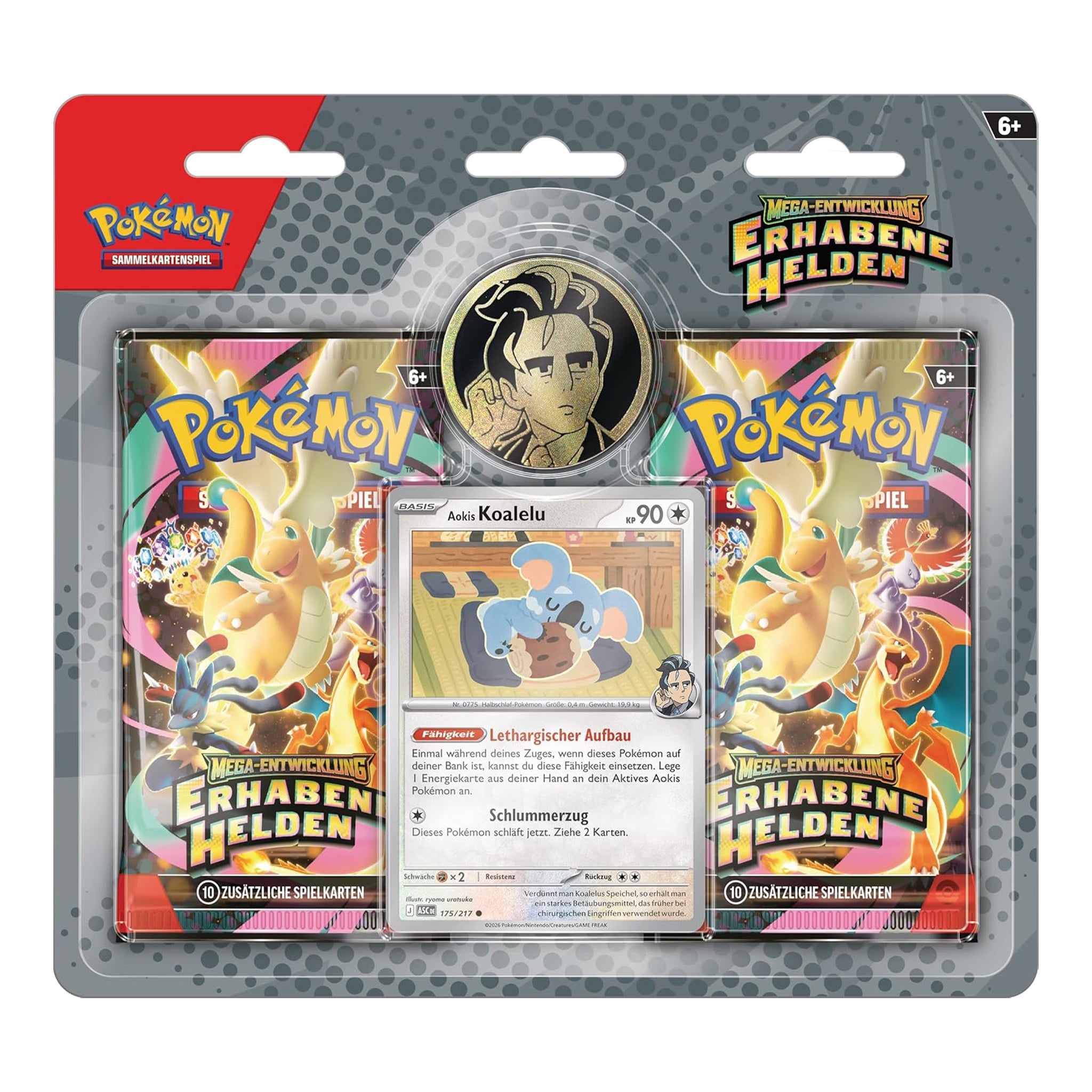 Pokémon - Erhabene Helden 2-Pack Blister - DE Koalelu