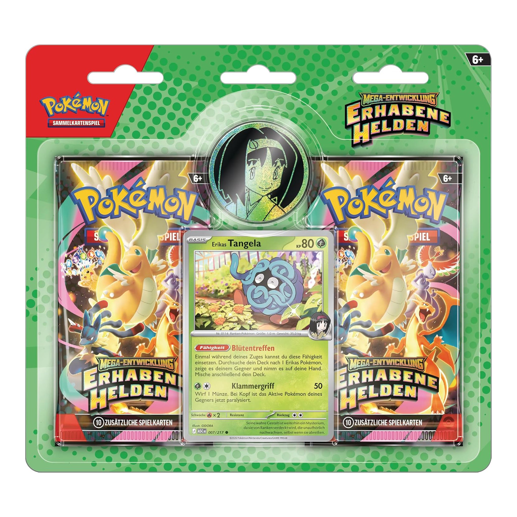 Pokémon - Erhabene Helden 2-Pack Blister - DE Tangela