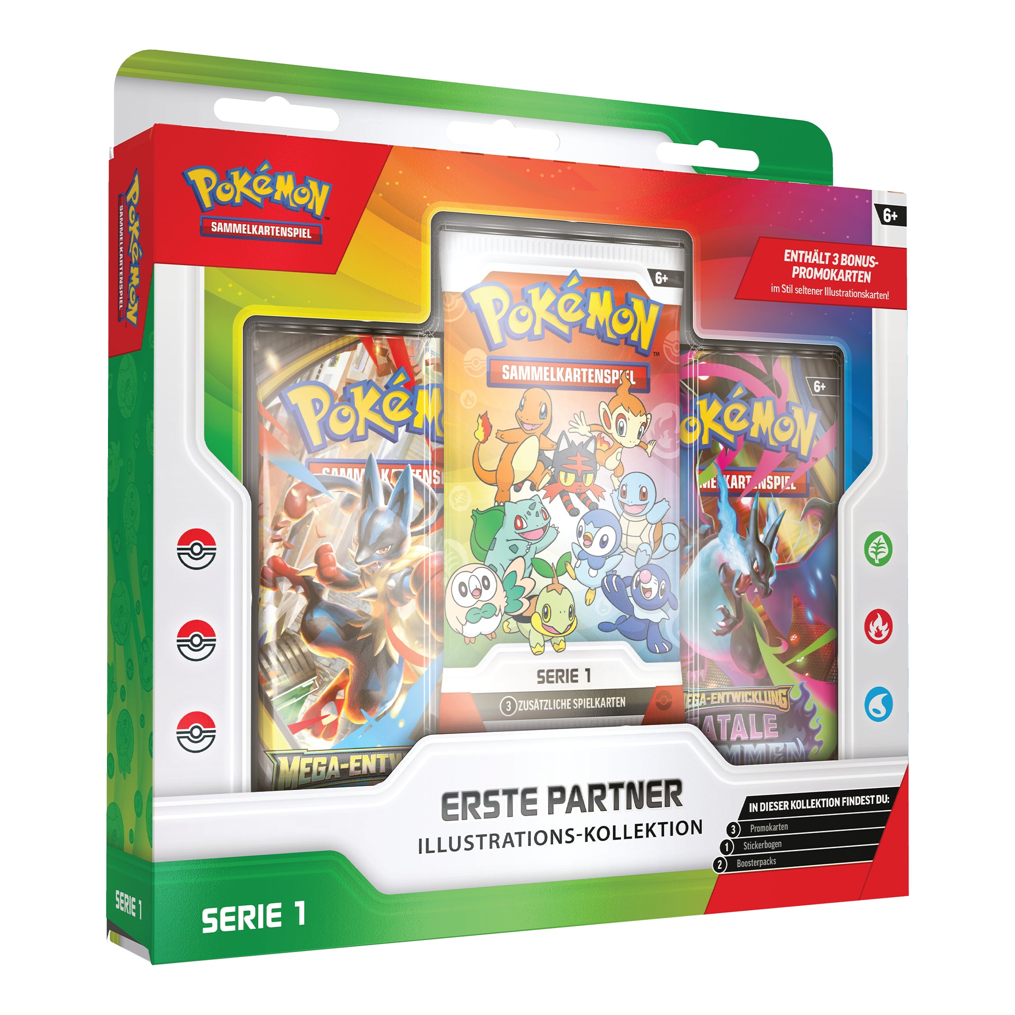 Pokémon - Erste Partner Illustrations Kollektion - Serie 1 - DE