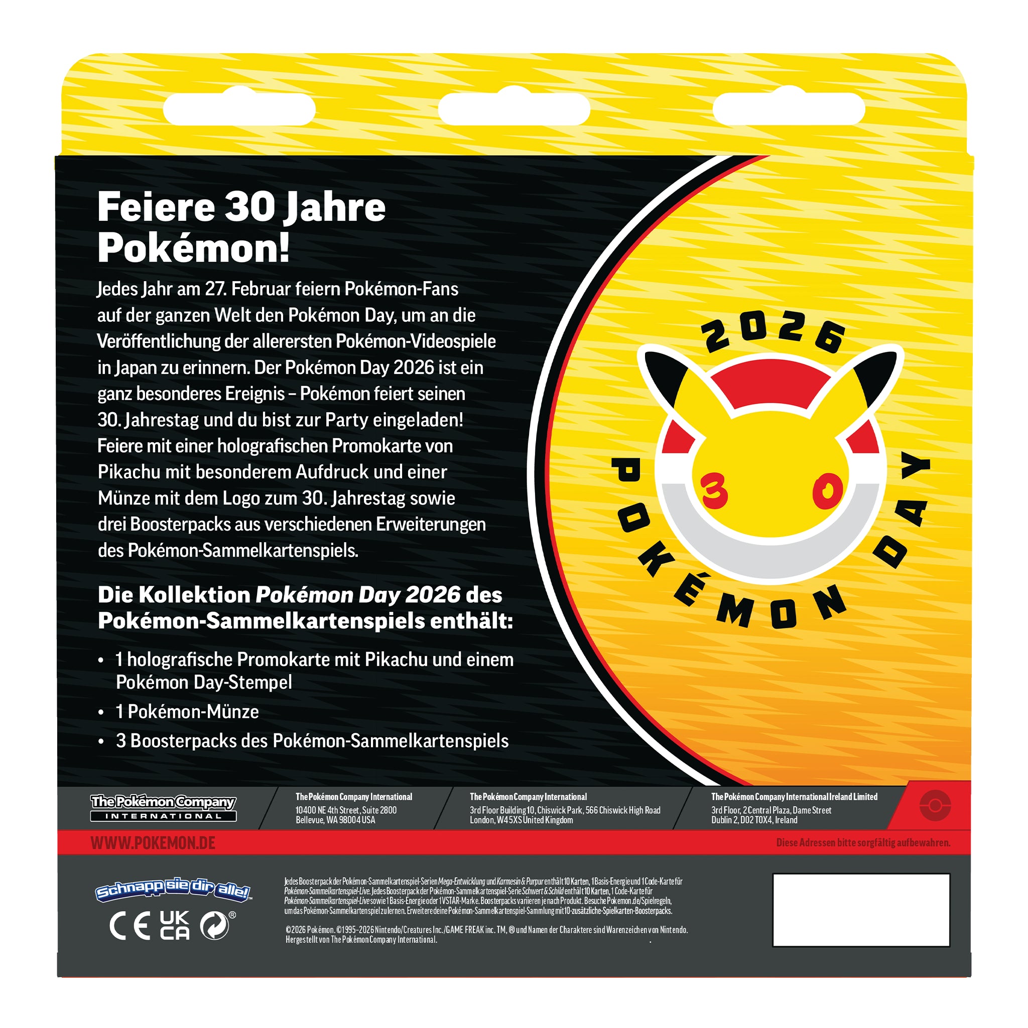 Pokémon - Pokémon Day 2026 Kollektion - DE