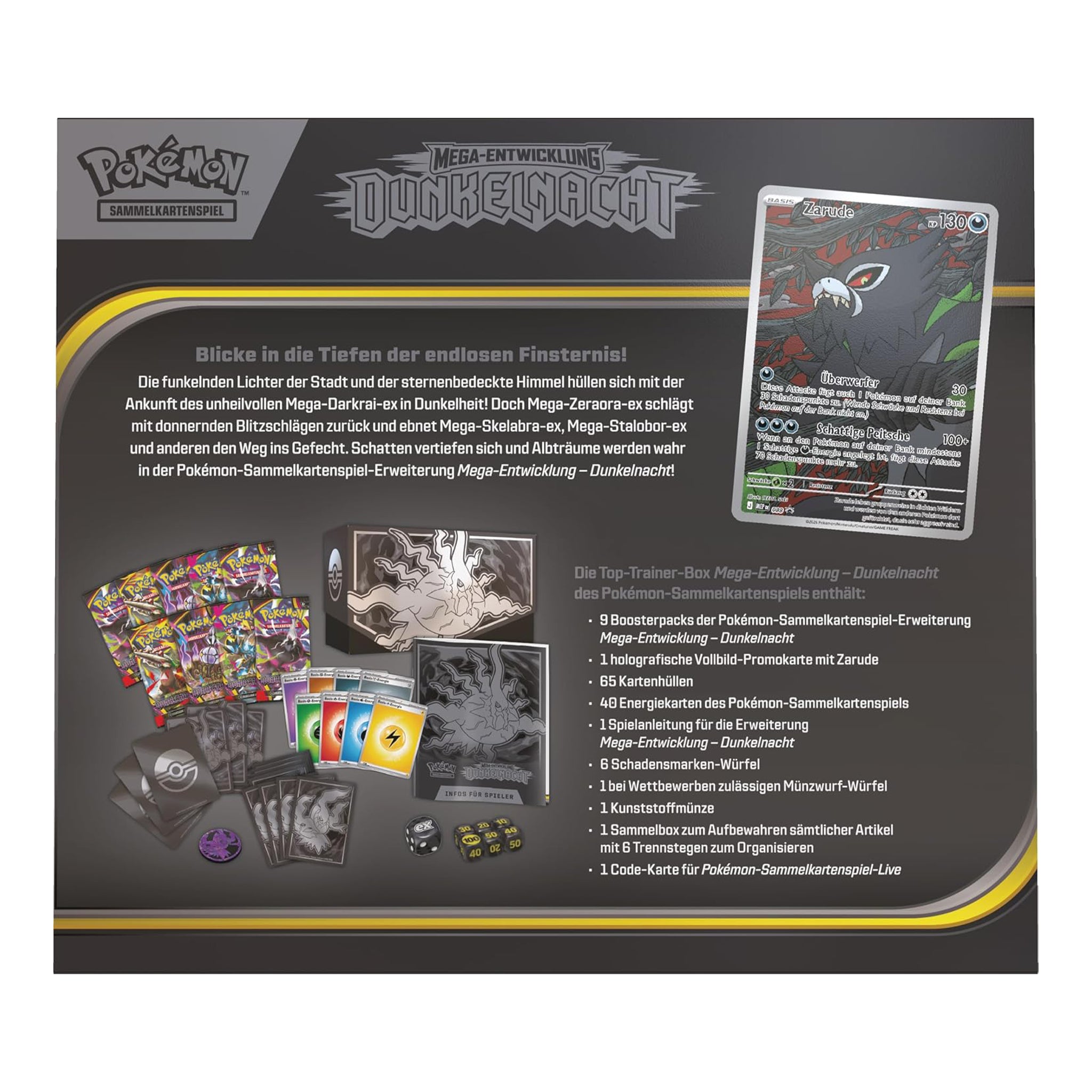 Pokémon - Dunkelnacht - Top Trainer Box - DE