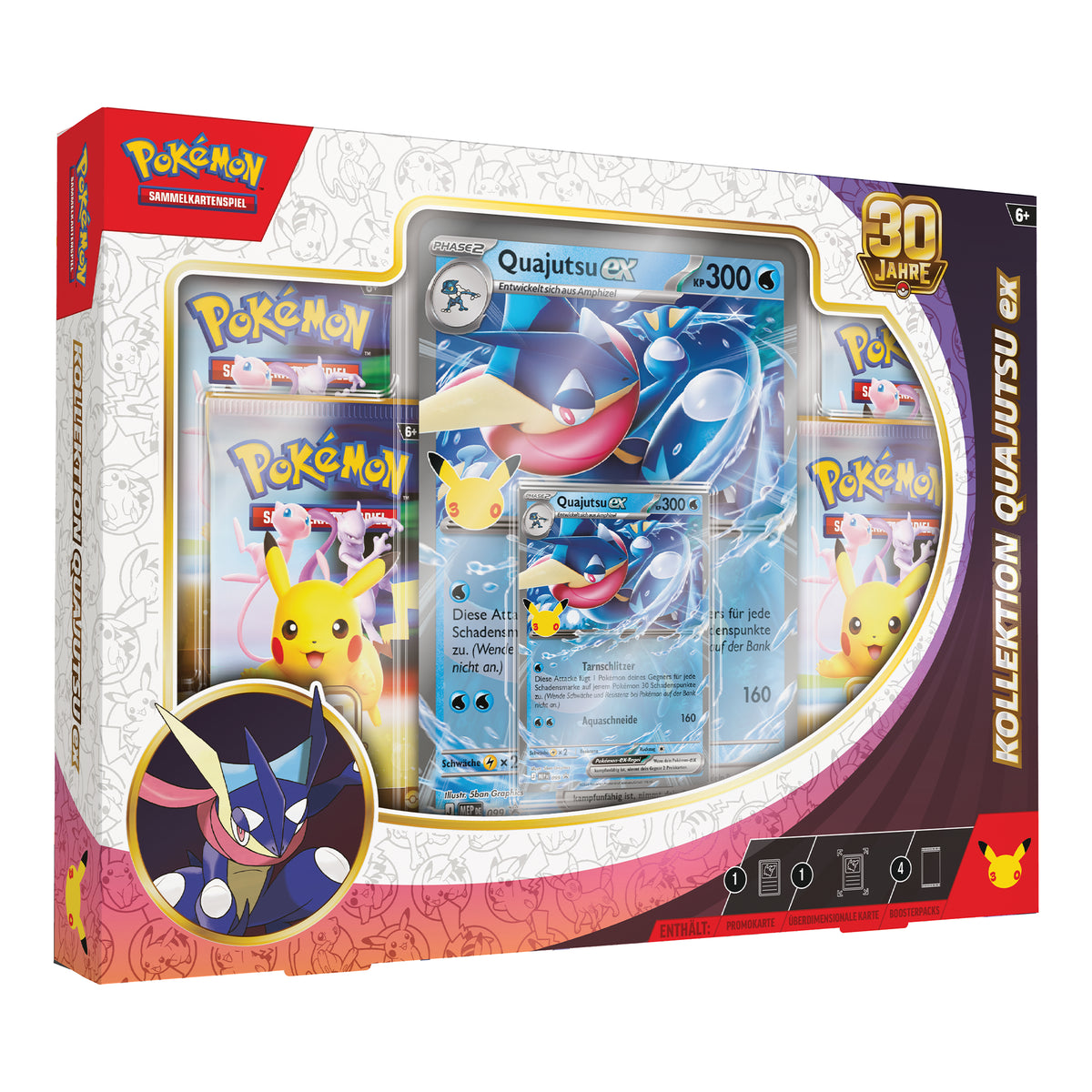 Pokémon - 30 Jahre - Quajutsu ex Kollektion - DE